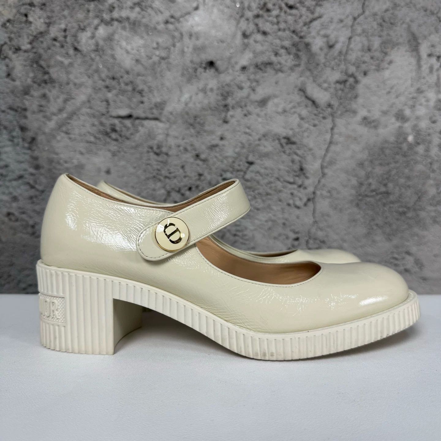 Dior Dior CD Logo Mary Jane Heels Size 36.5 Size US 6.5 / IT 36.5 - 3 Thumbnail