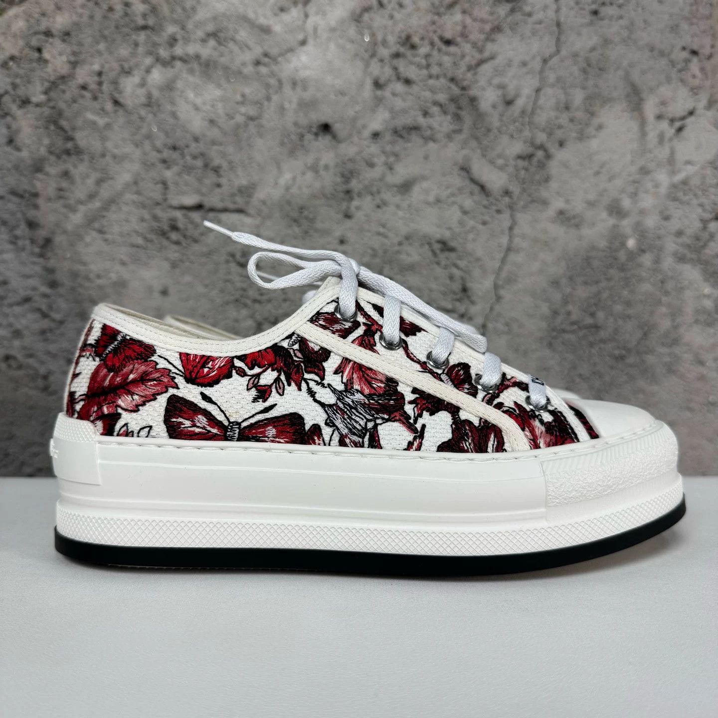 Dior Dior Floral Platform Sneakers Size 36 Size US 6 / IT 36 - 3 Thumbnail