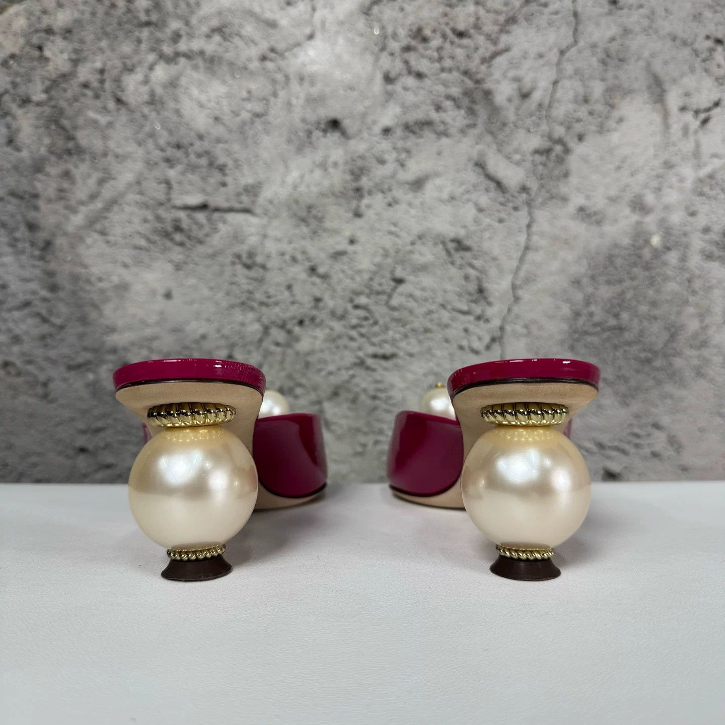 Dolce & Gabbana Dolce & Gabbana Pearl Heeled Mules Size 37 Size US 7 / IT 37 - 5 Thumbnail