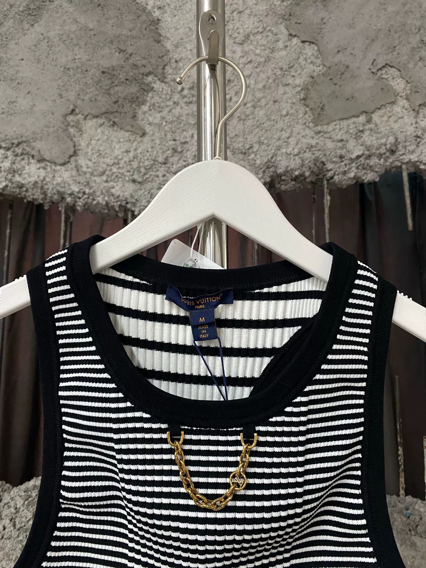 Louis Vuitton Louis Vuitton Striped Knit Tank Top Size M Size M / US 6-8 / IT 42-44 - 4 Thumbnail