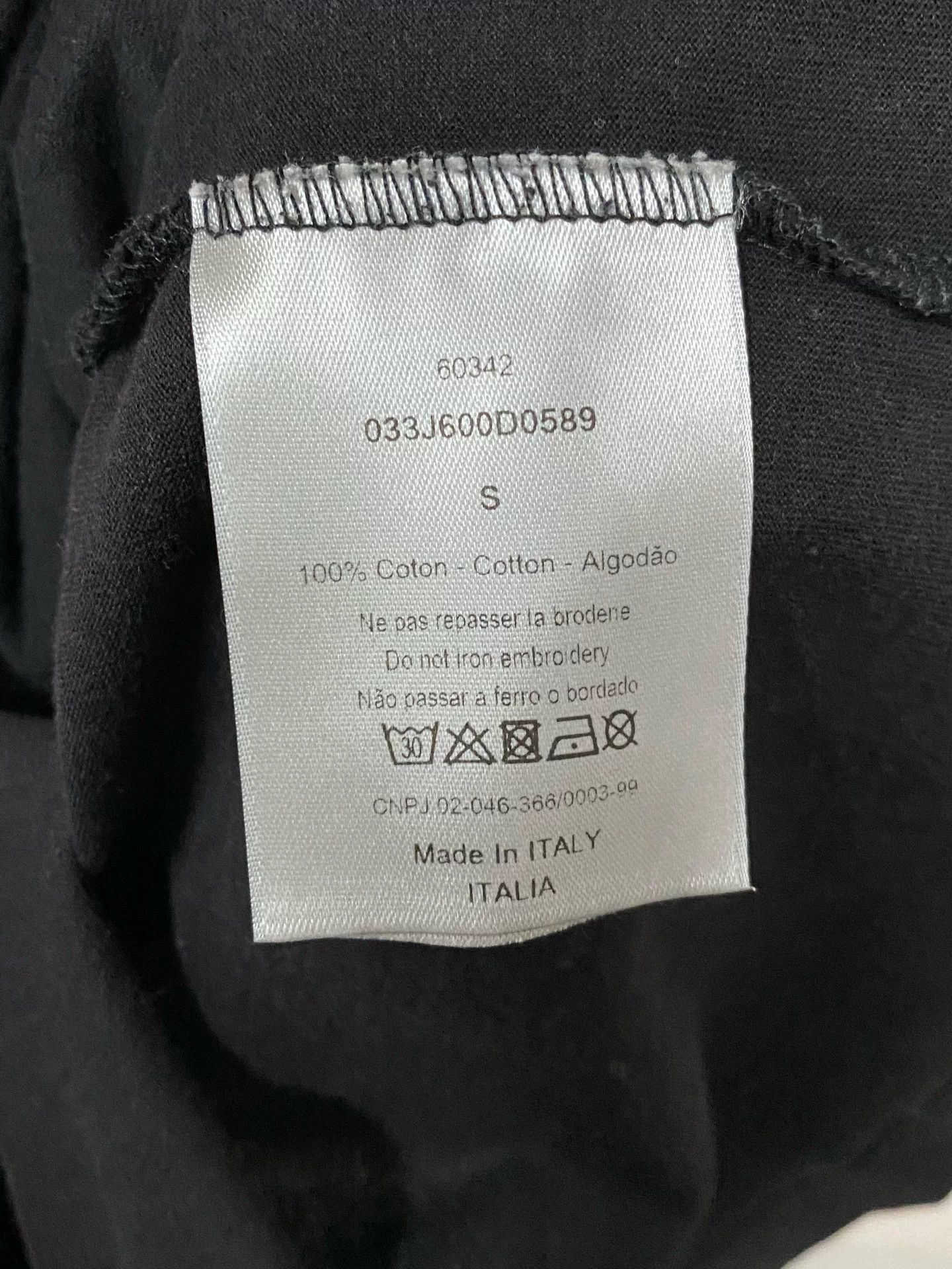 Dior Dior Gradient Embroidered T-Shirt Size S Size US S / EU 44-46 / 1 - 8 Thumbnail