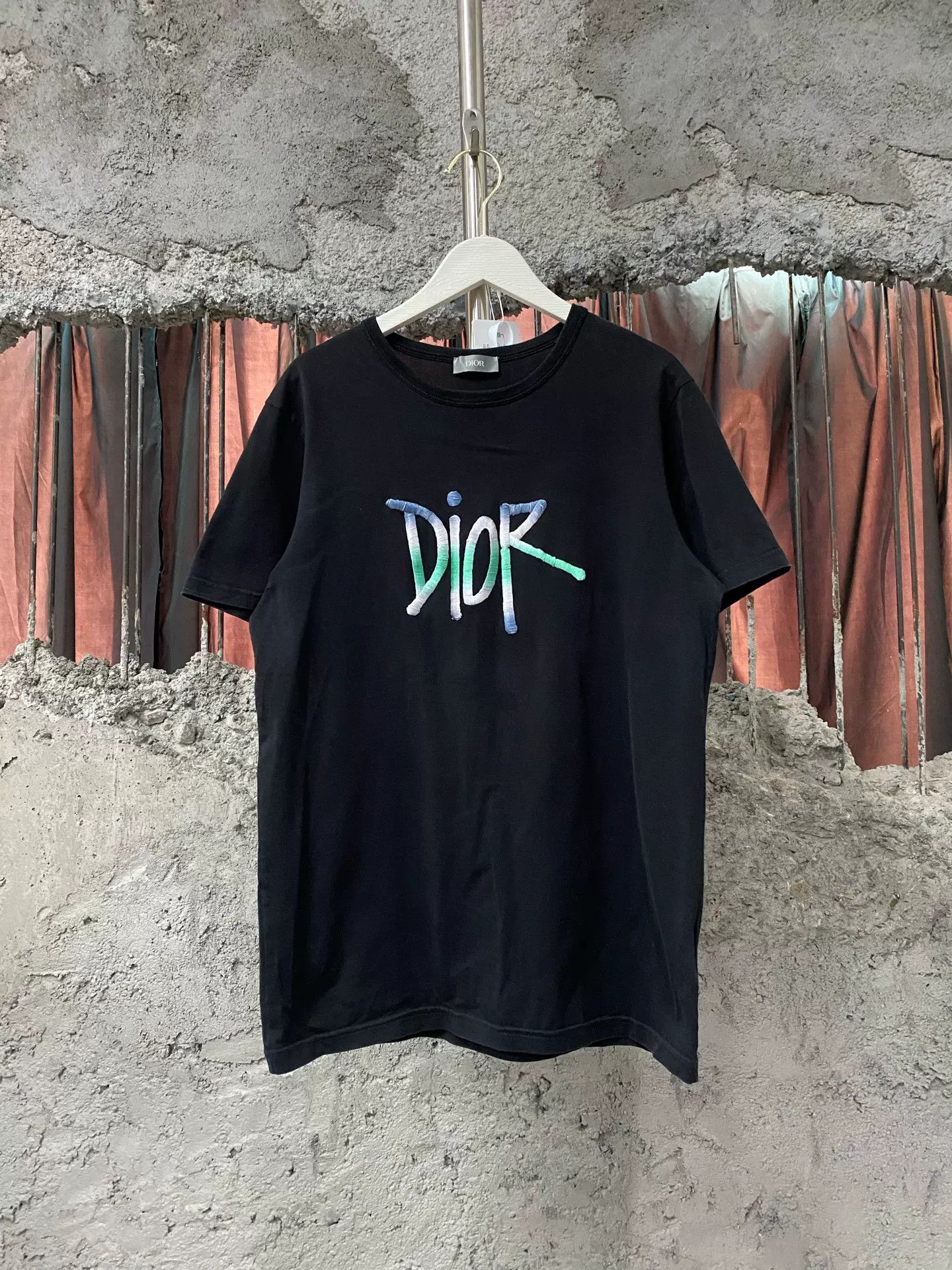 Dior Dior Gradient Embroidered T-Shirt Size S Size US S / EU 44-46 / 1 - 2 Thumbnail