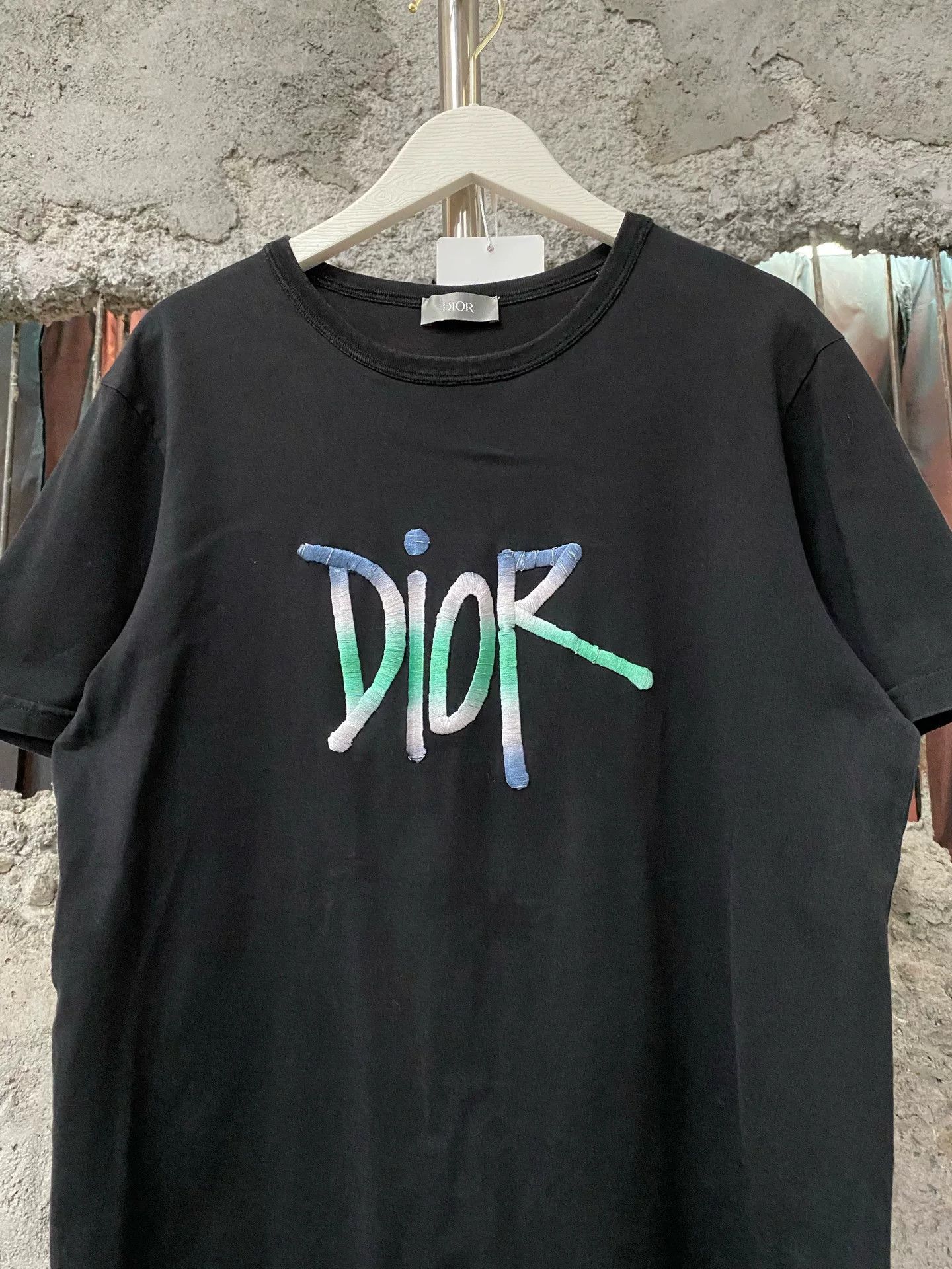 Dior Dior Gradient Embroidered T-Shirt Size S Size US S / EU 44-46 / 1 - 4 Thumbnail