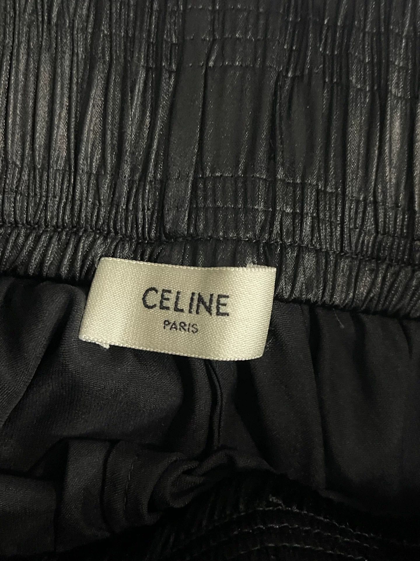 Celine Celine Logo Elastic Waistband Shorts Size 36 Size 26" / US 2 / IT 38 - 7 Thumbnail