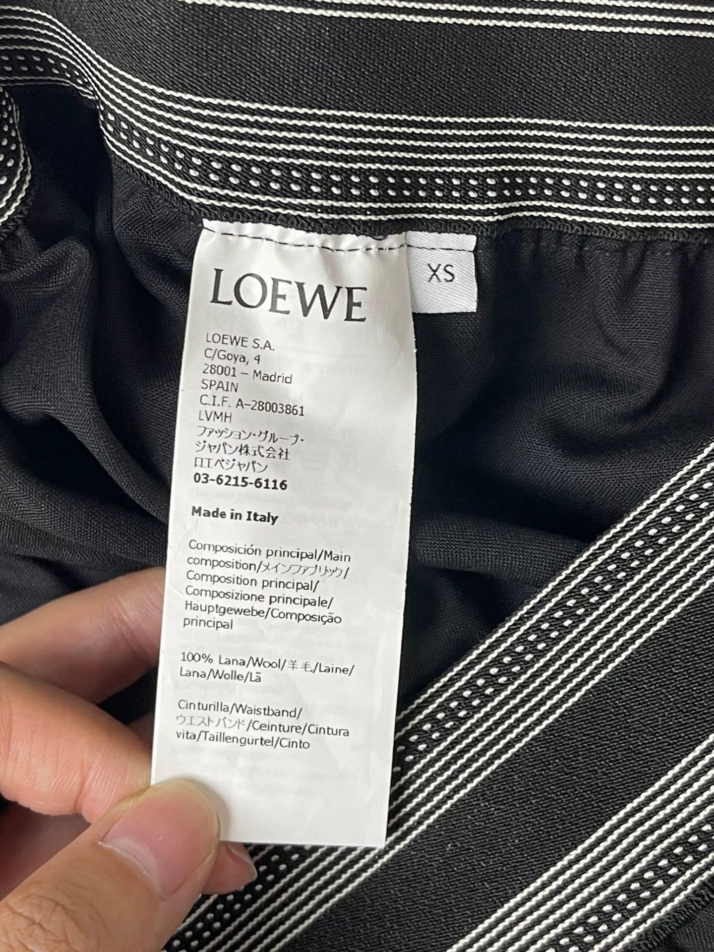 Loewe Loewe Wool Wide Leg Pants Size XS Size 26" / US 2 / IT 38 - 8 Thumbnail