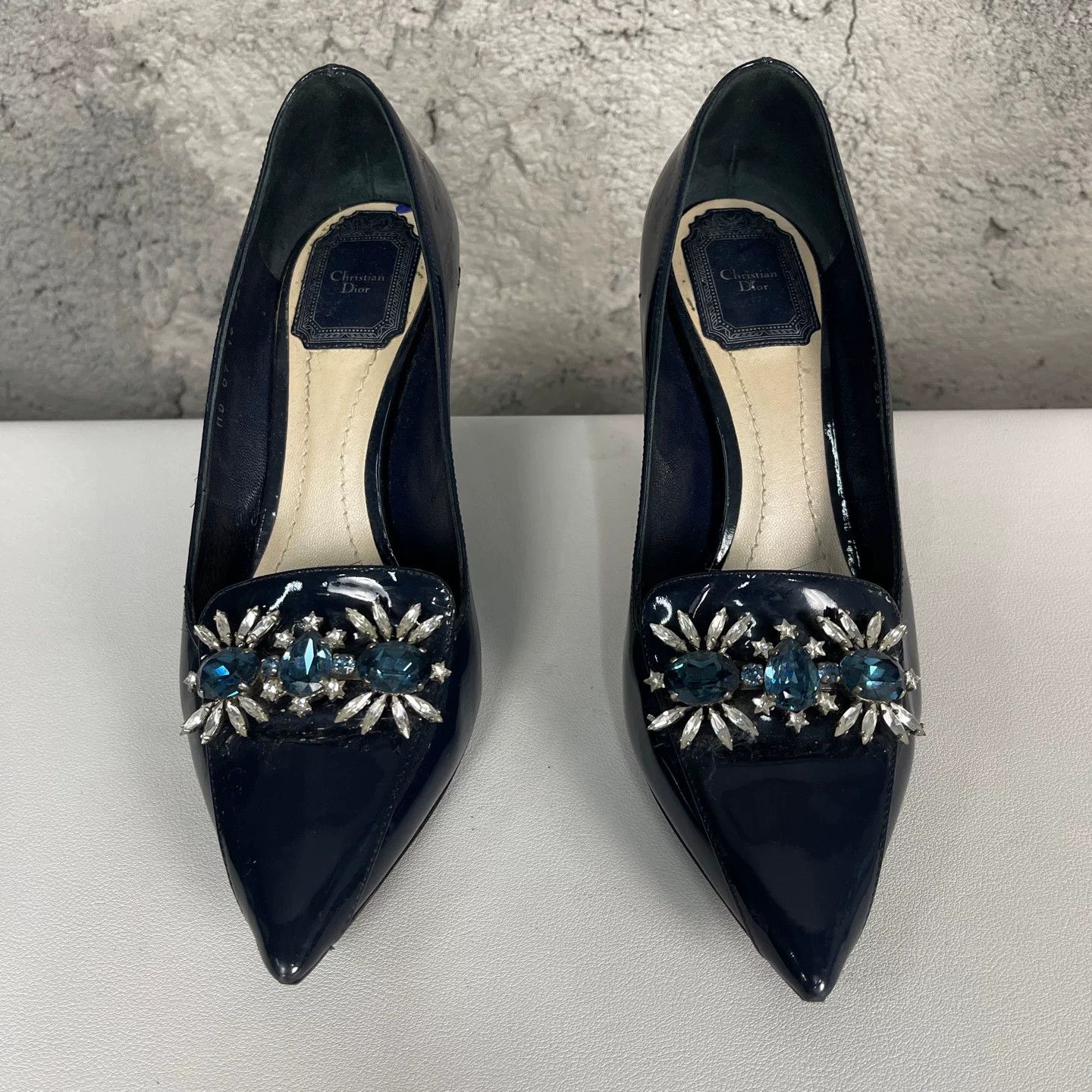 Dior Dior Patent Crystal Heels Size 36.5 Size US 6.5 / IT 36.5 - 8 Thumbnail