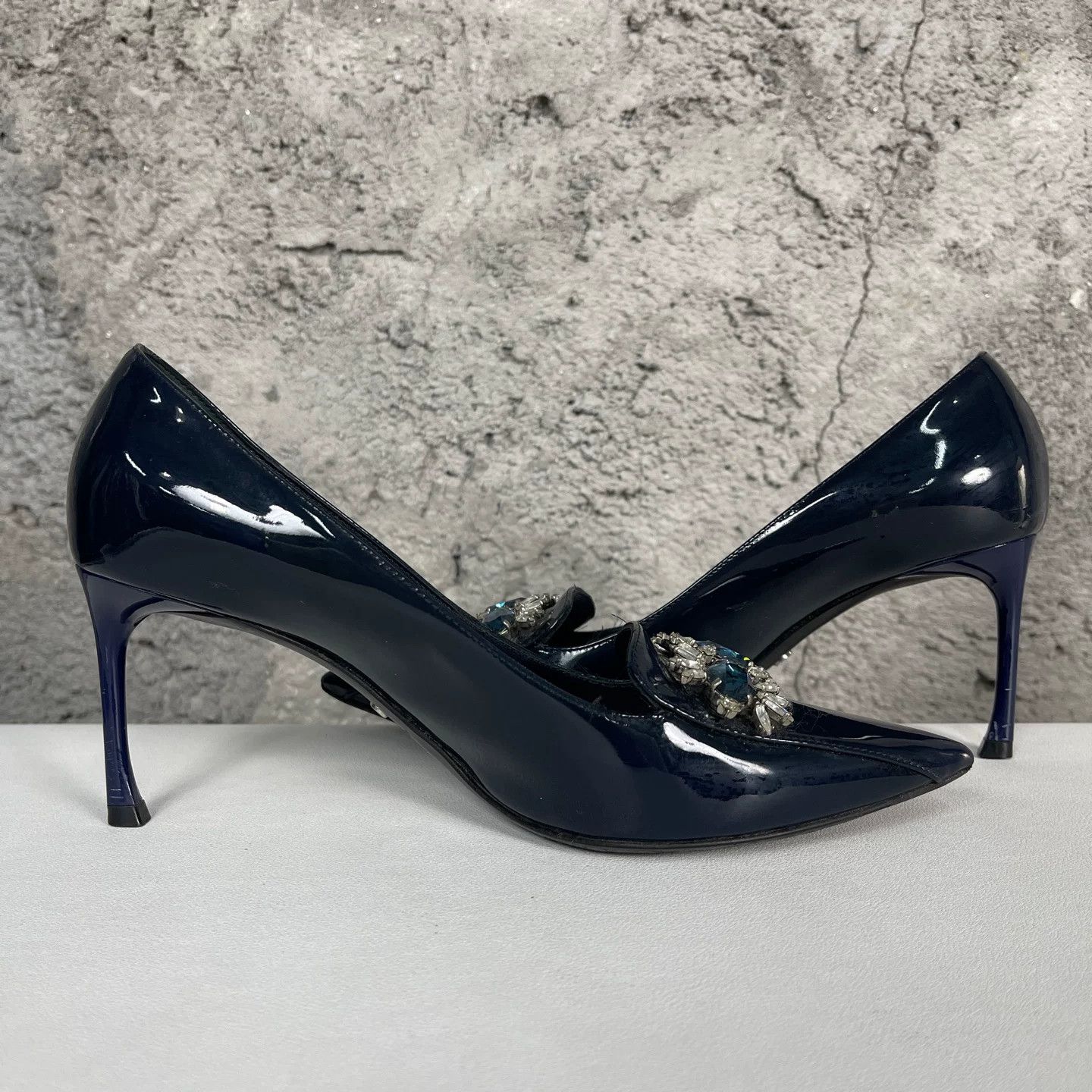 Dior Dior Patent Crystal Heels Size 36.5 Size US 6.5 / IT 36.5 - 6 Thumbnail