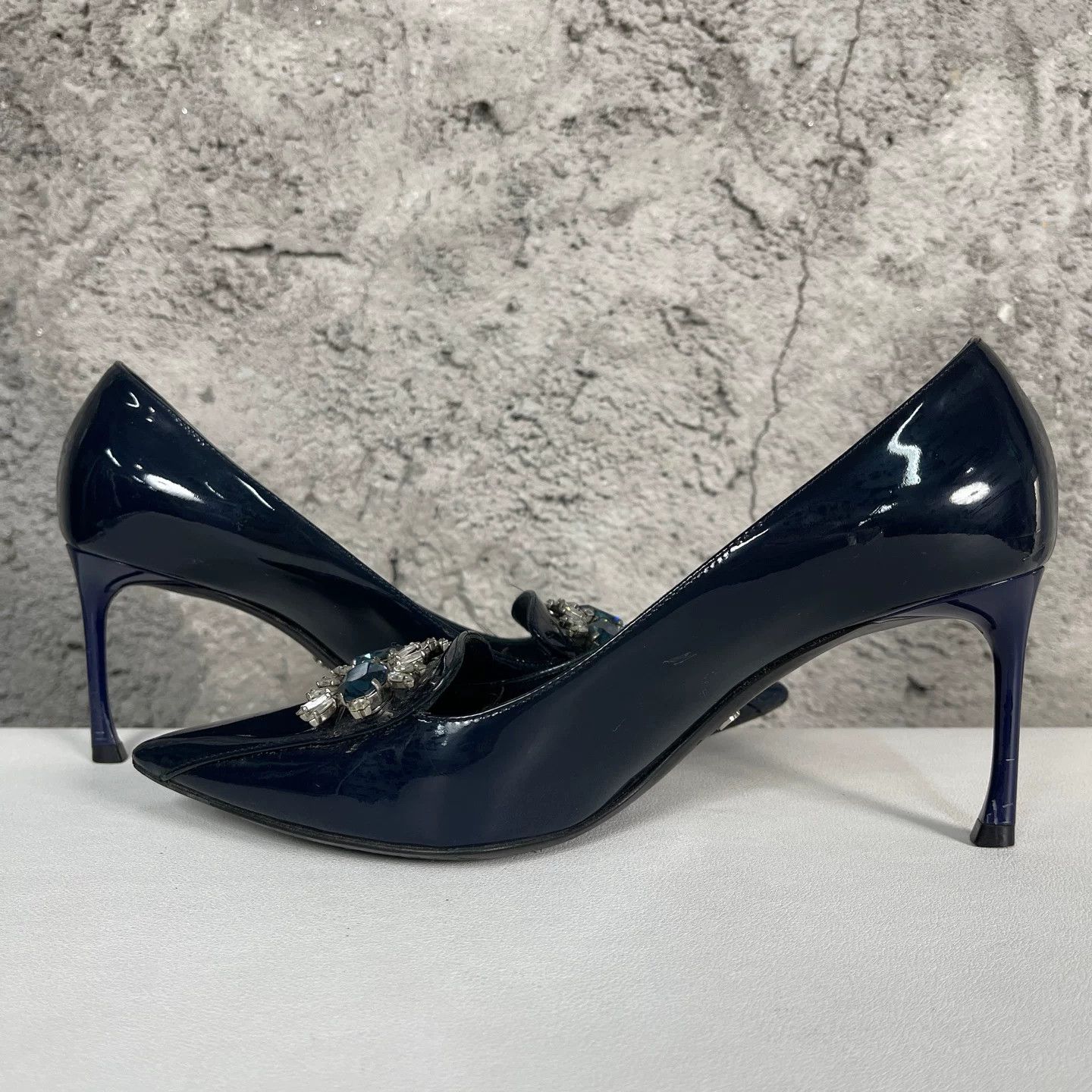 Dior Dior Patent Crystal Heels Size 36.5 Size US 6.5 / IT 36.5 - 7 Thumbnail
