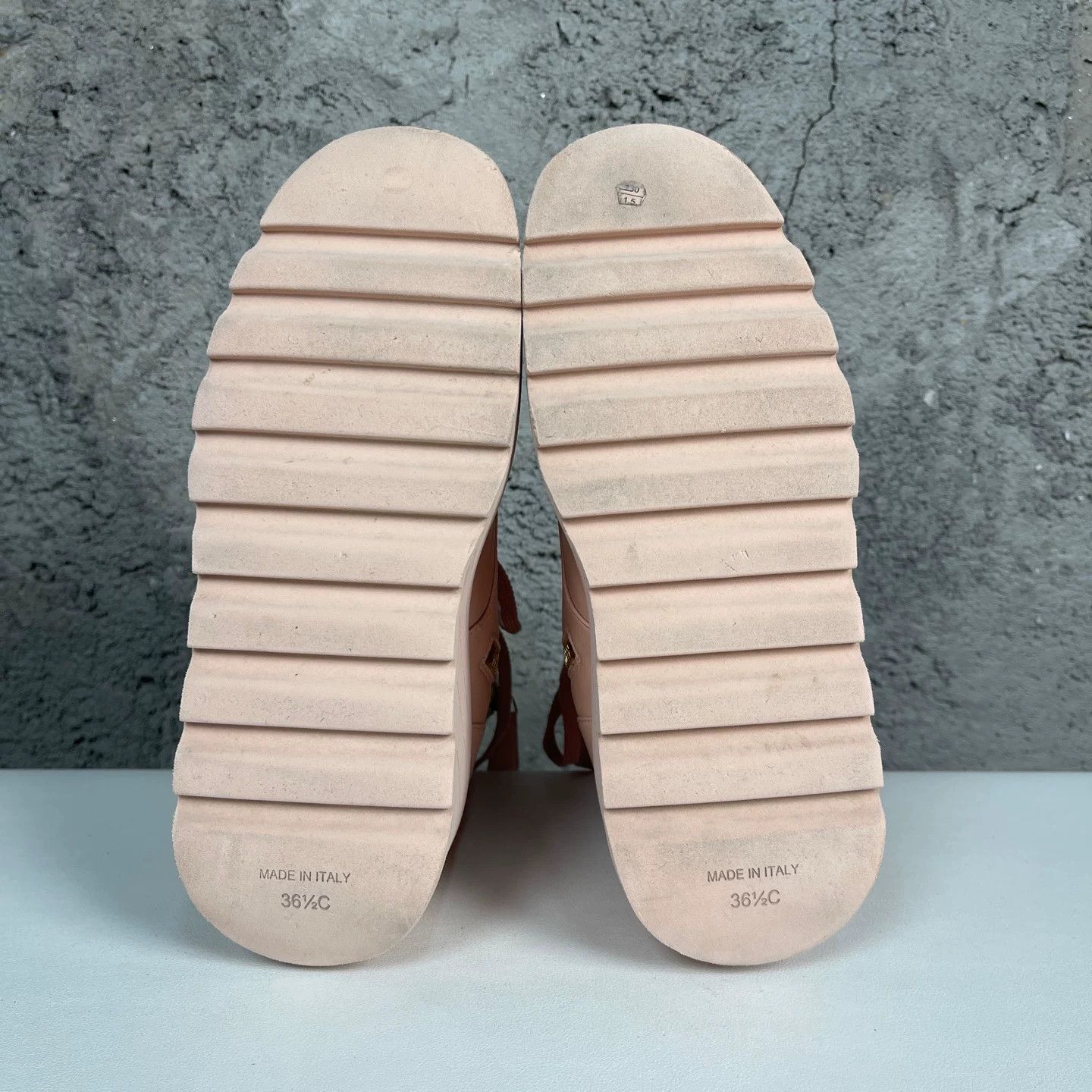 Chanel Chanel Pink Leather Platform Boots Size 36.5 Size US 6.5 / IT 36.5 - 9 Thumbnail