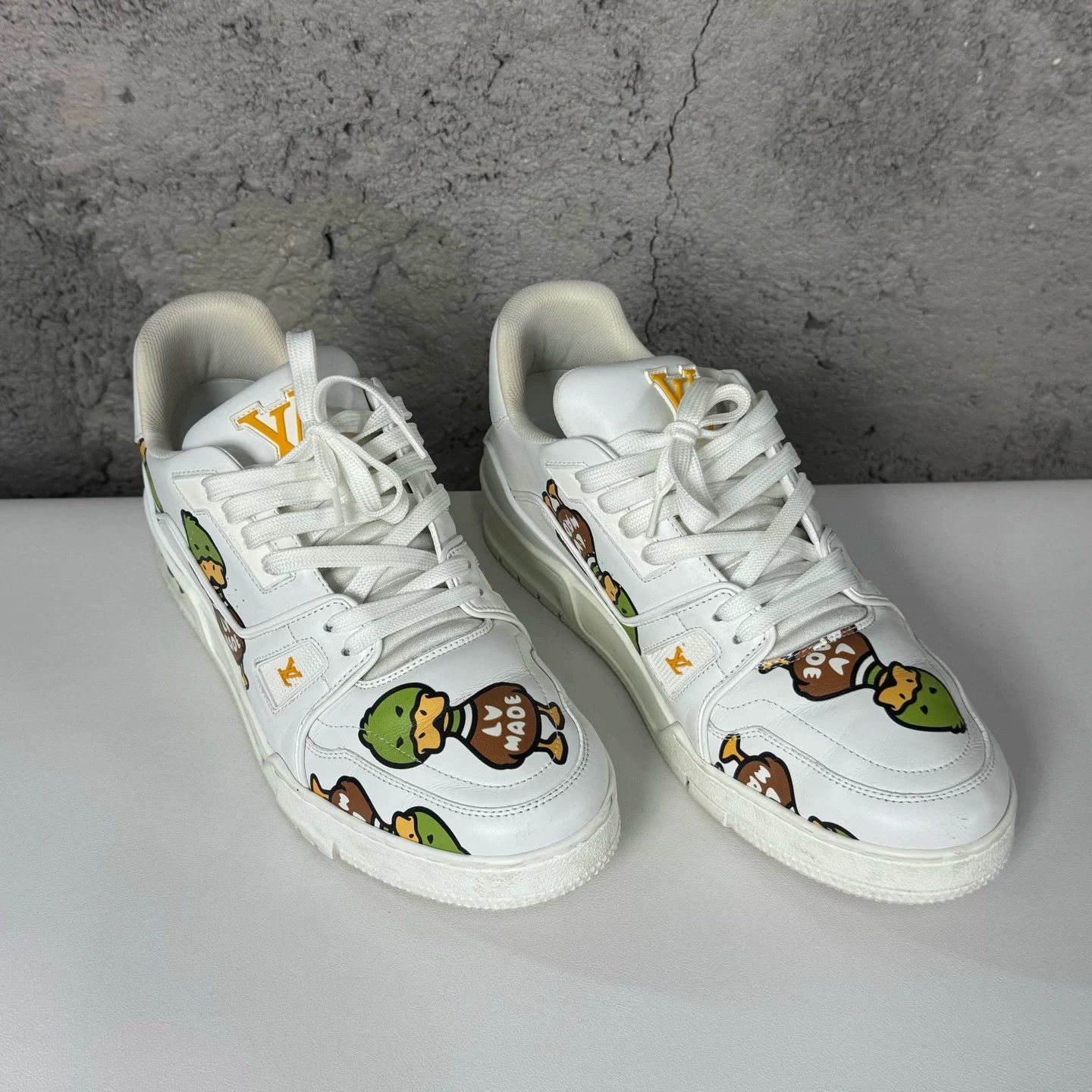 Louis Vuitton Louis Vuitton x Nigo Trainer Duck Sneakers Size 9 Size US 9 / EU 42 - 2 Thumbnail