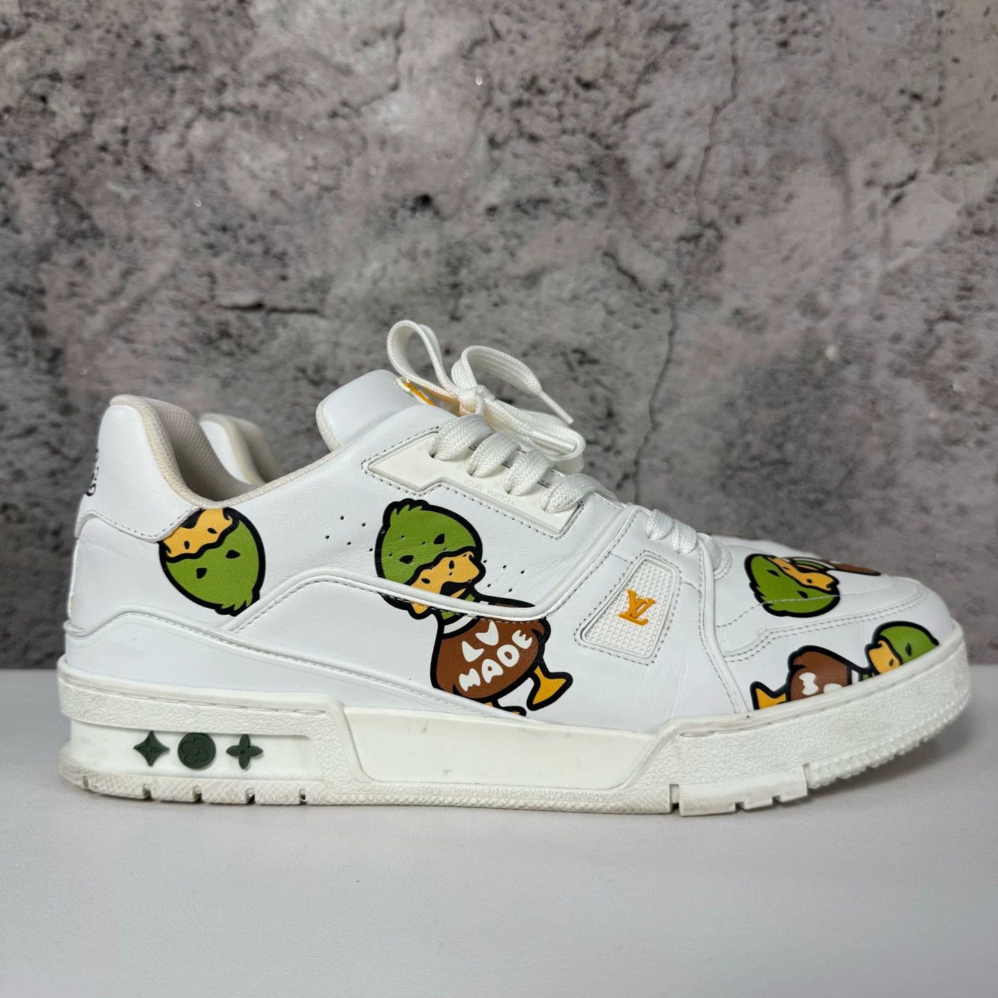 Louis Vuitton Louis Vuitton x Nigo Trainer Duck Sneakers Size 9 Size US 9 / EU 42 - 3 Thumbnail