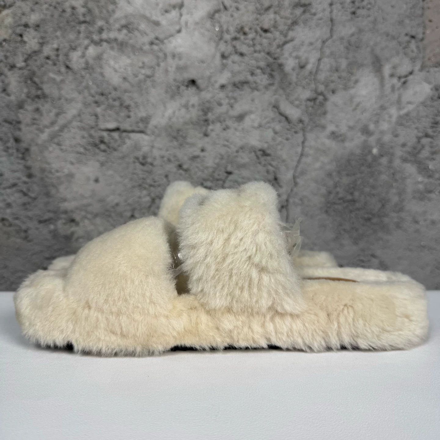 Celine Celine Triomphe Shearling Sandals Size 37 Size US 7 / IT 37 - 7 Thumbnail