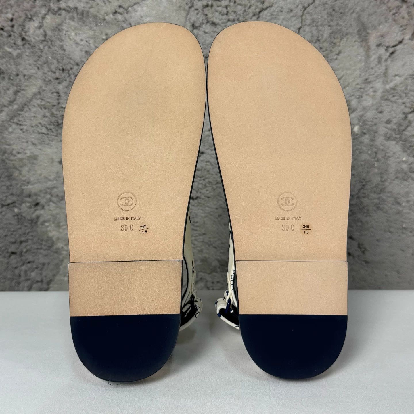 Chanel Chanel Logo Strap Sandals Size 39 Size US 9 / IT 39 - 9 Thumbnail