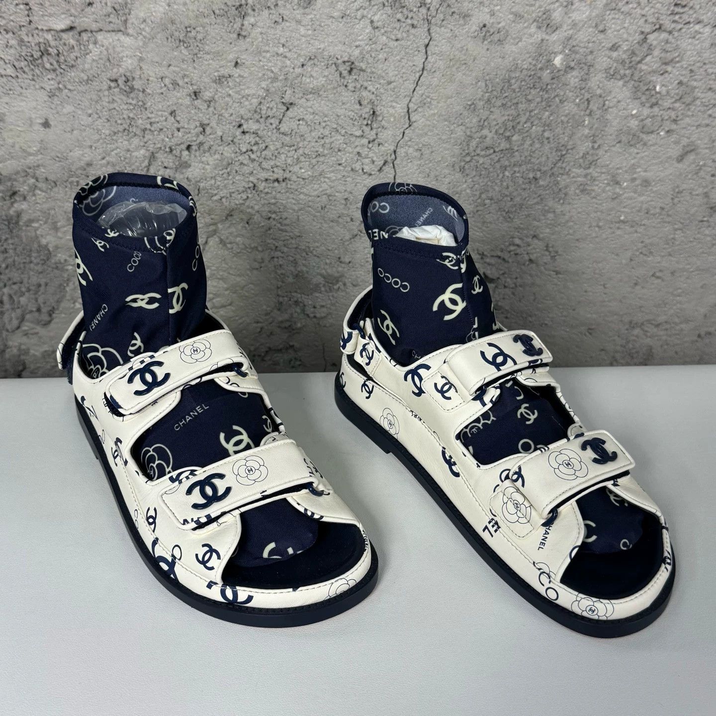 Chanel Chanel Logo Strap Sandals Size 39 Size US 9 / IT 39 - 2 Thumbnail