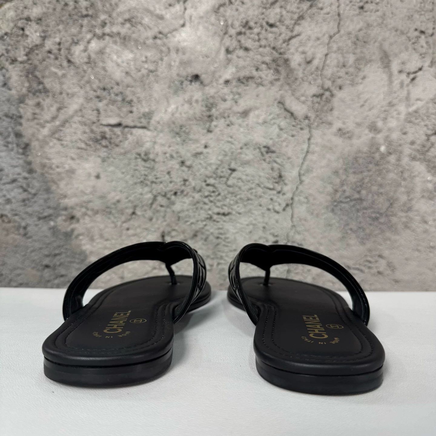 Chanel Chanel Quilted CC Logo Sandals Size 38.5 Size US 8.5 / IT 38.5 - 5 Thumbnail