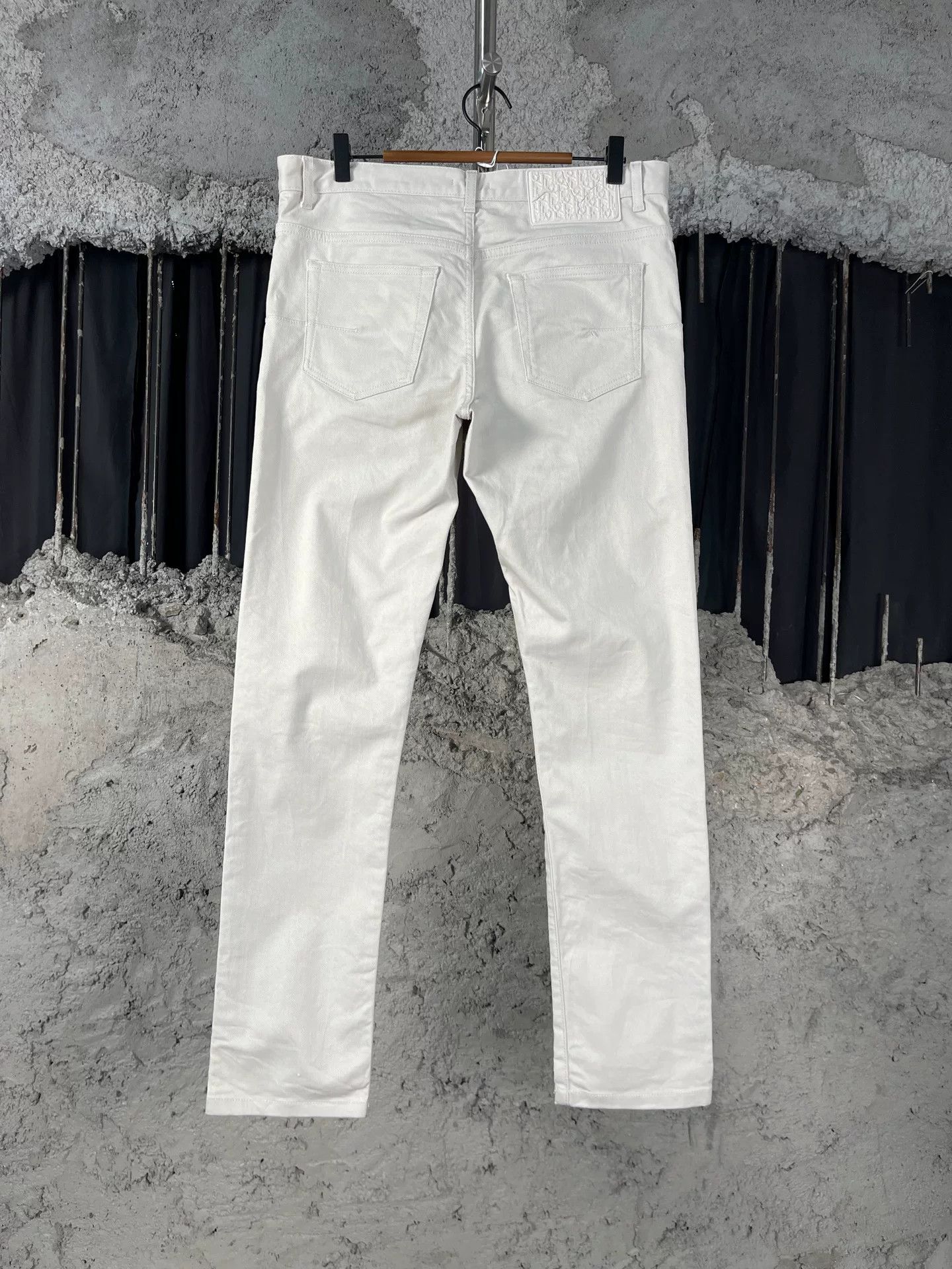 Dior Dior White Denim Jeans Size 32 Size US 32 / EU 48 - 3 Thumbnail