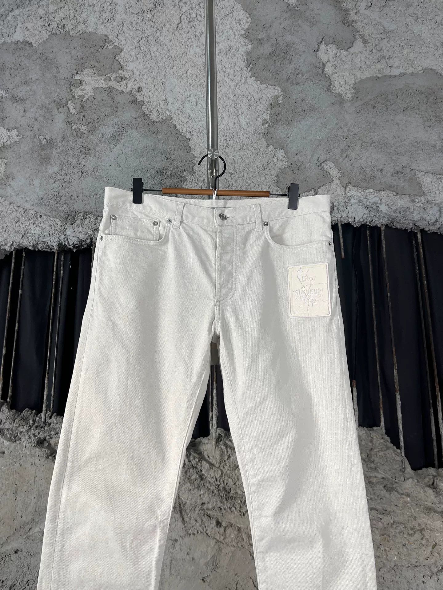 Dior Dior White Denim Jeans Size 32 Size US 32 / EU 48 - 4 Thumbnail