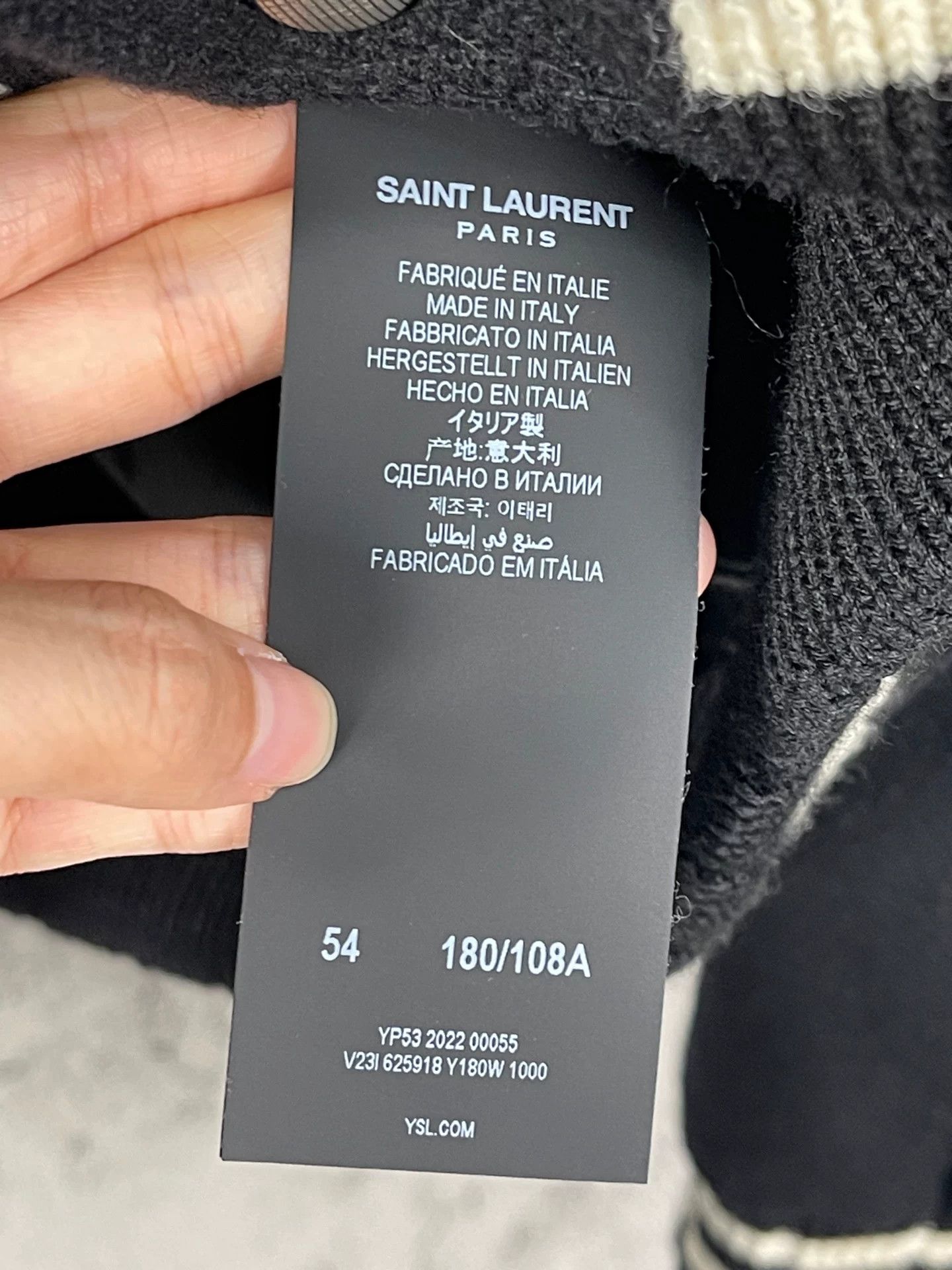 Saint Laurent Paris Saint Laurent Logo Varsity Jacket Size L Size US L / EU 52-54 / 3 - 8 Thumbnail