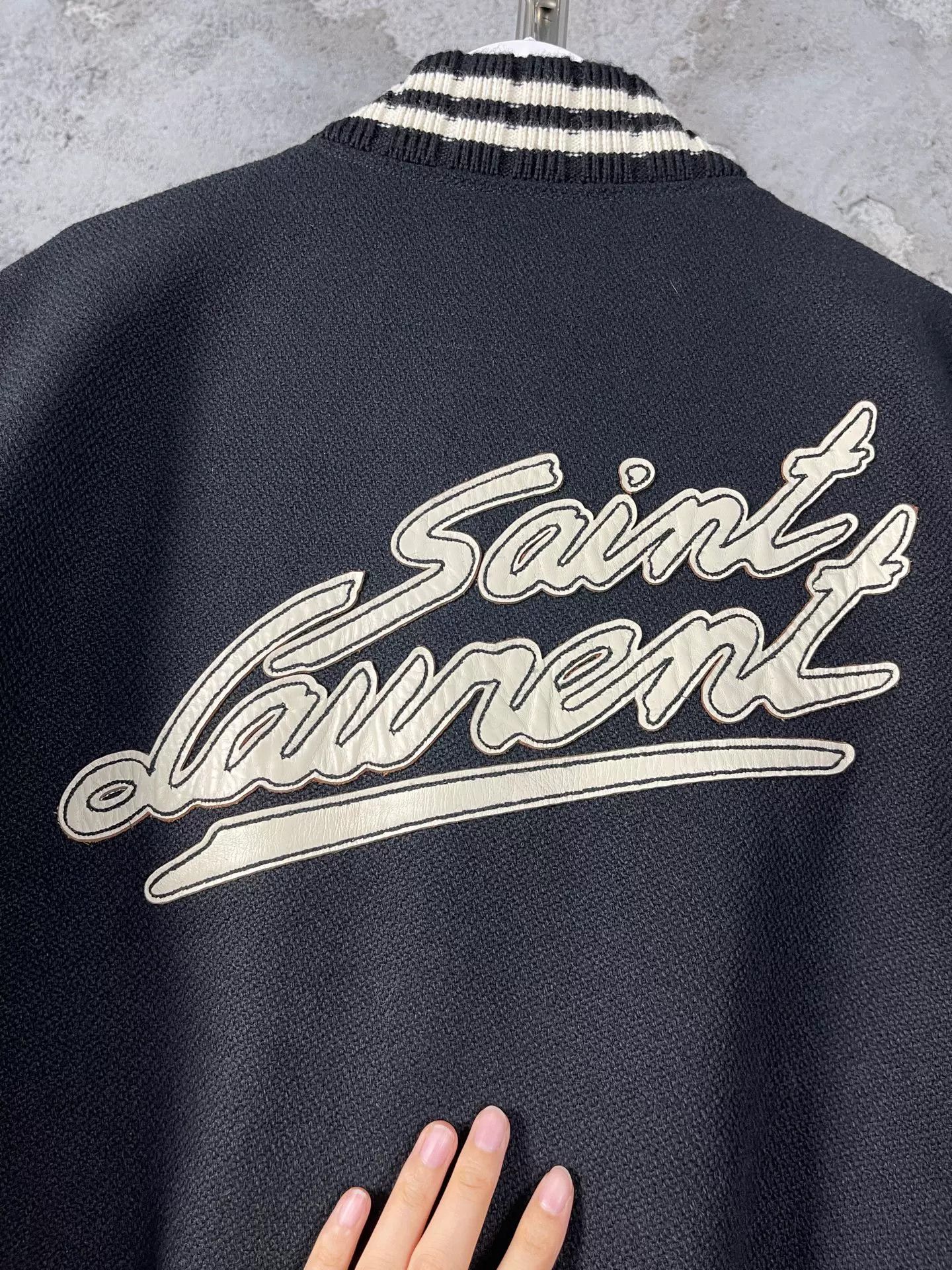 Saint Laurent Paris Saint Laurent Logo Varsity Jacket Size L Size US L / EU 52-54 / 3 - 6 Thumbnail