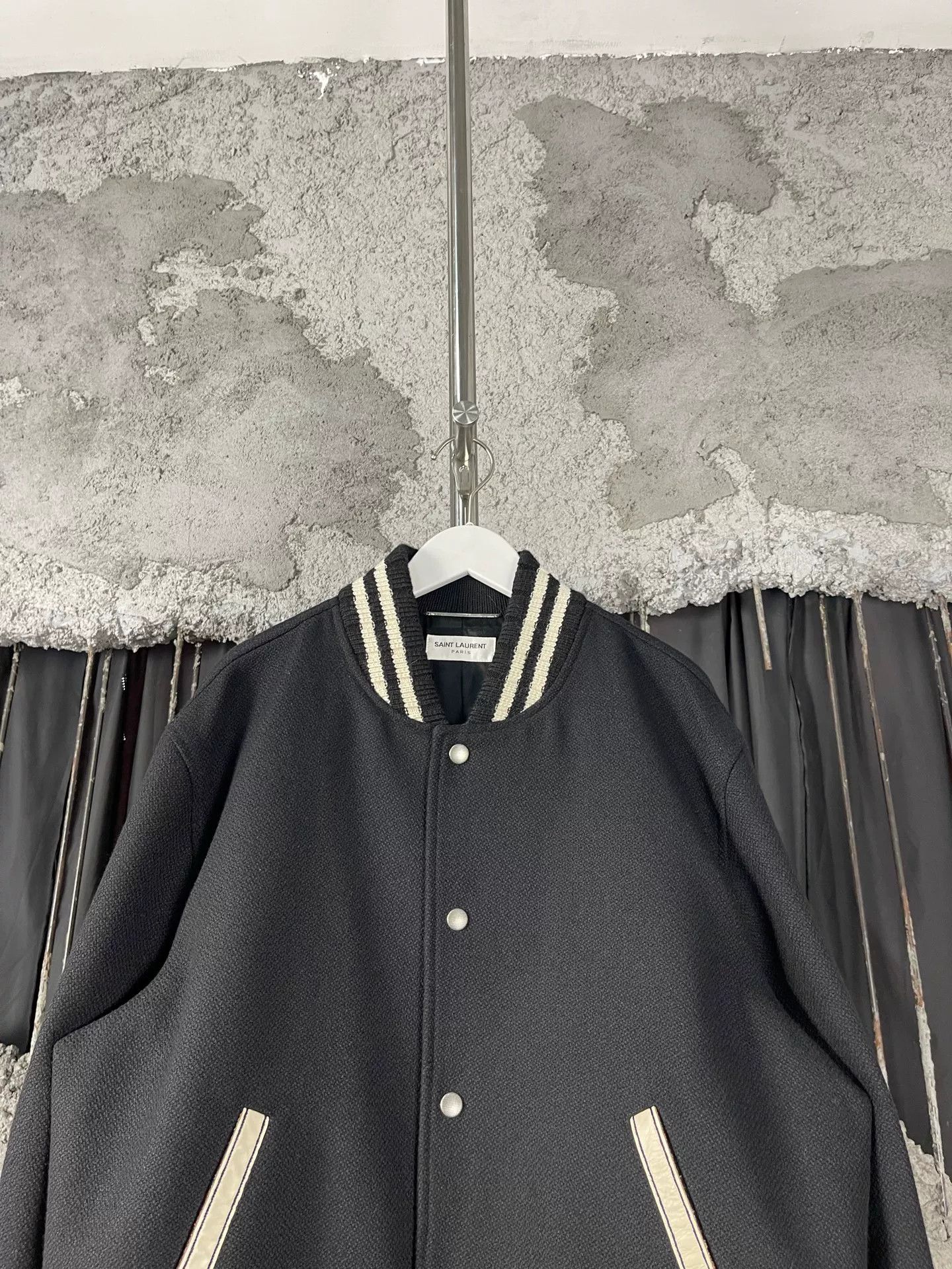 Saint Laurent Paris Saint Laurent Logo Varsity Jacket Size L Size US L / EU 52-54 / 3 - 4 Thumbnail