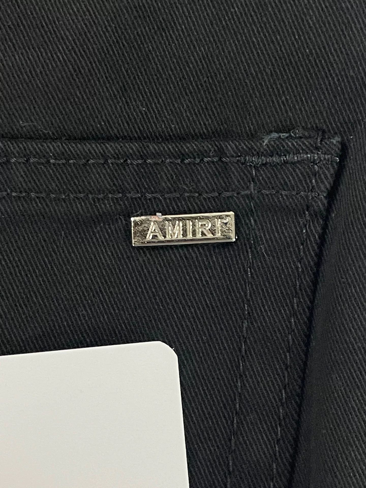 Amiri Amiri Leather Patch Zip Jeans Size 34 Size US 34 / EU 50 - 6 Thumbnail