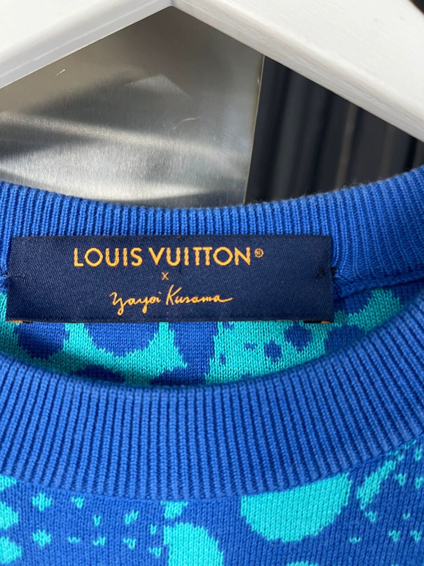 Louis Vuitton Louis Vuitton x Yayoi Kusama Polka Dot Knit T-Shirt M Size US M / EU 48-50 / 2 - 7 Thumbnail
