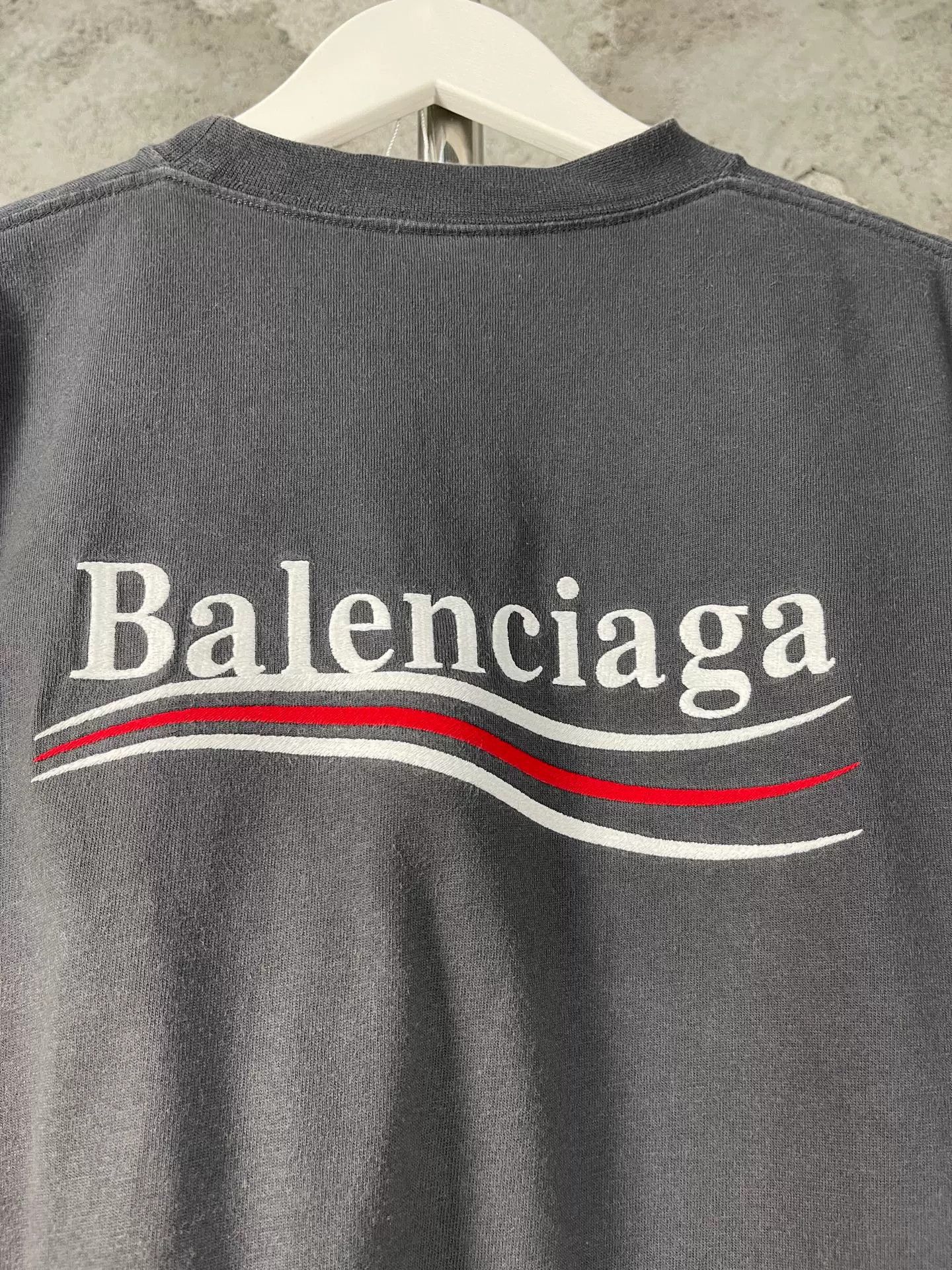Balenciaga Balenciaga Logo Embroidered T-Shirt Size XS Size US XS / EU 42 / 0 - 6 Thumbnail