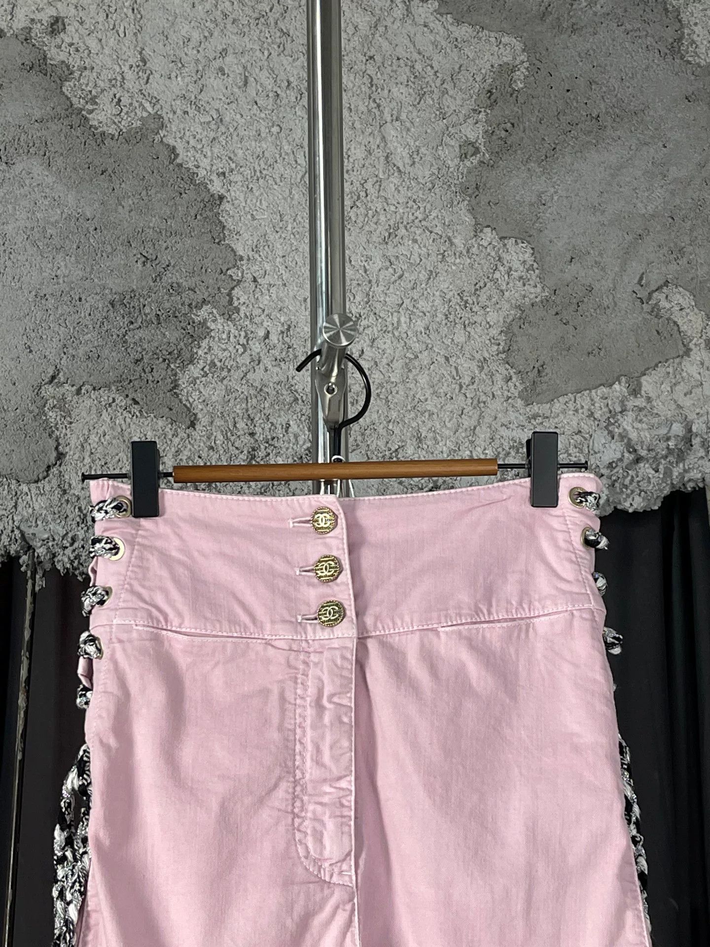 Chanel Chanel Braided Lace-Up Shorts Size 36 Size 26" / US 2 / IT 38 - 4 Thumbnail