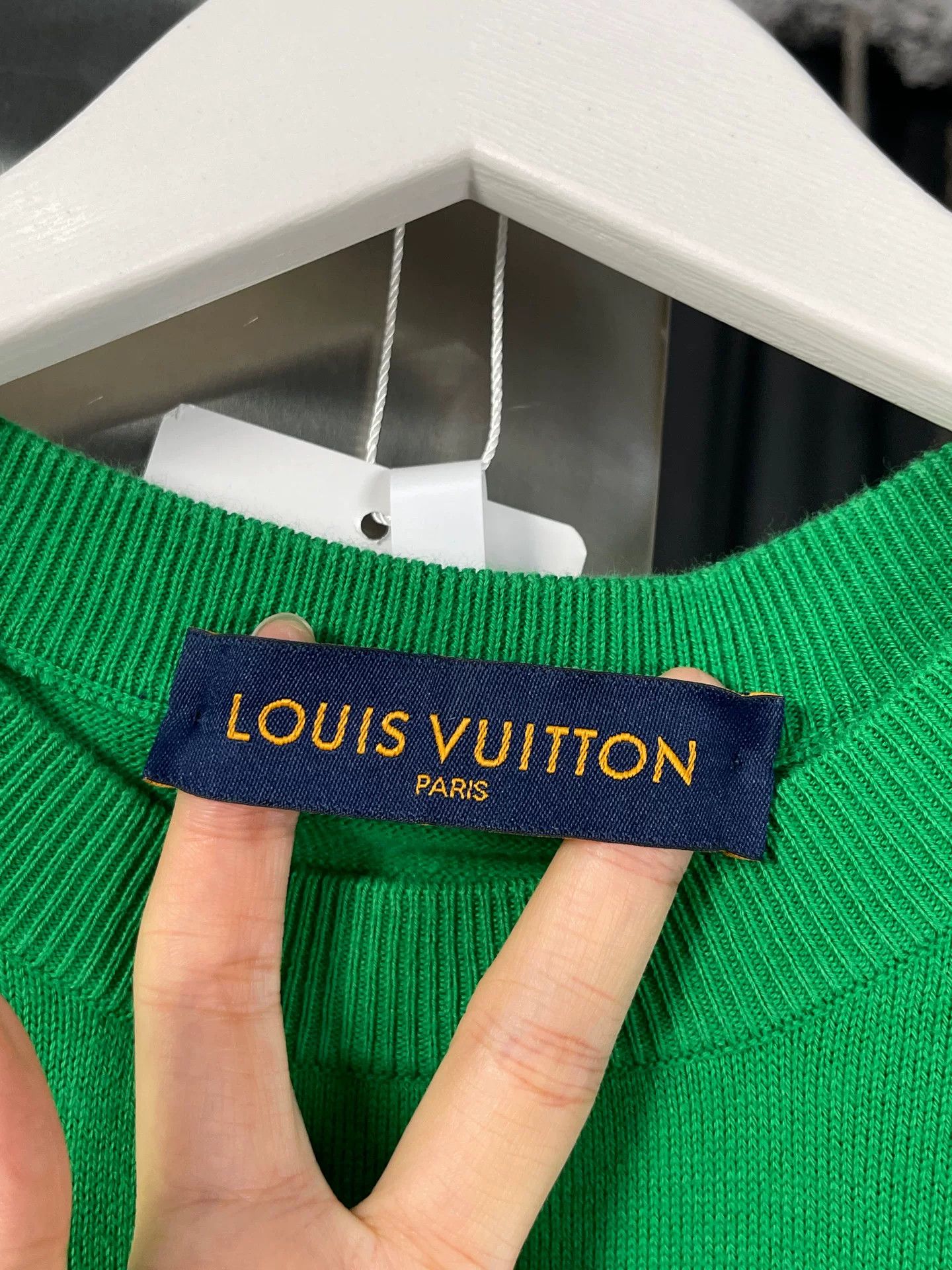 Louis Vuitton Louis Vuitton Logo Knit T-Shirt Size XS Size US XS / EU 42 / 0 - 7 Thumbnail