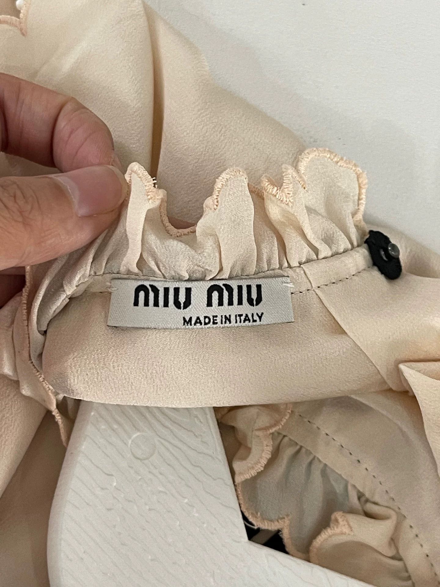 Miu Miu Miu Miu Sleeveless Ruffle Blouse Size M / US 6-8 / IT 42-44 - 6 Thumbnail