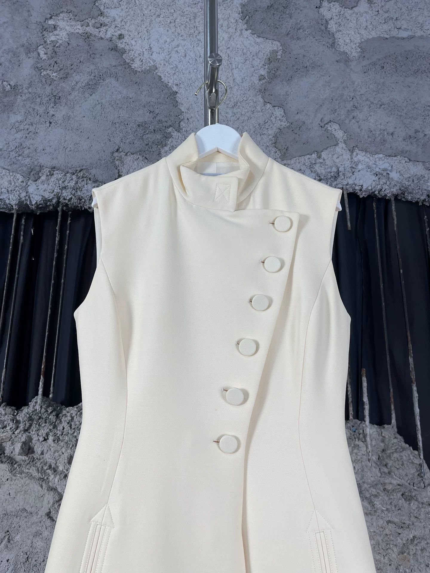 Dior Dior Wool Silk Sleeveless Dress Size 36 Size XS / US 0-2 / IT 36-38 - 4 Thumbnail