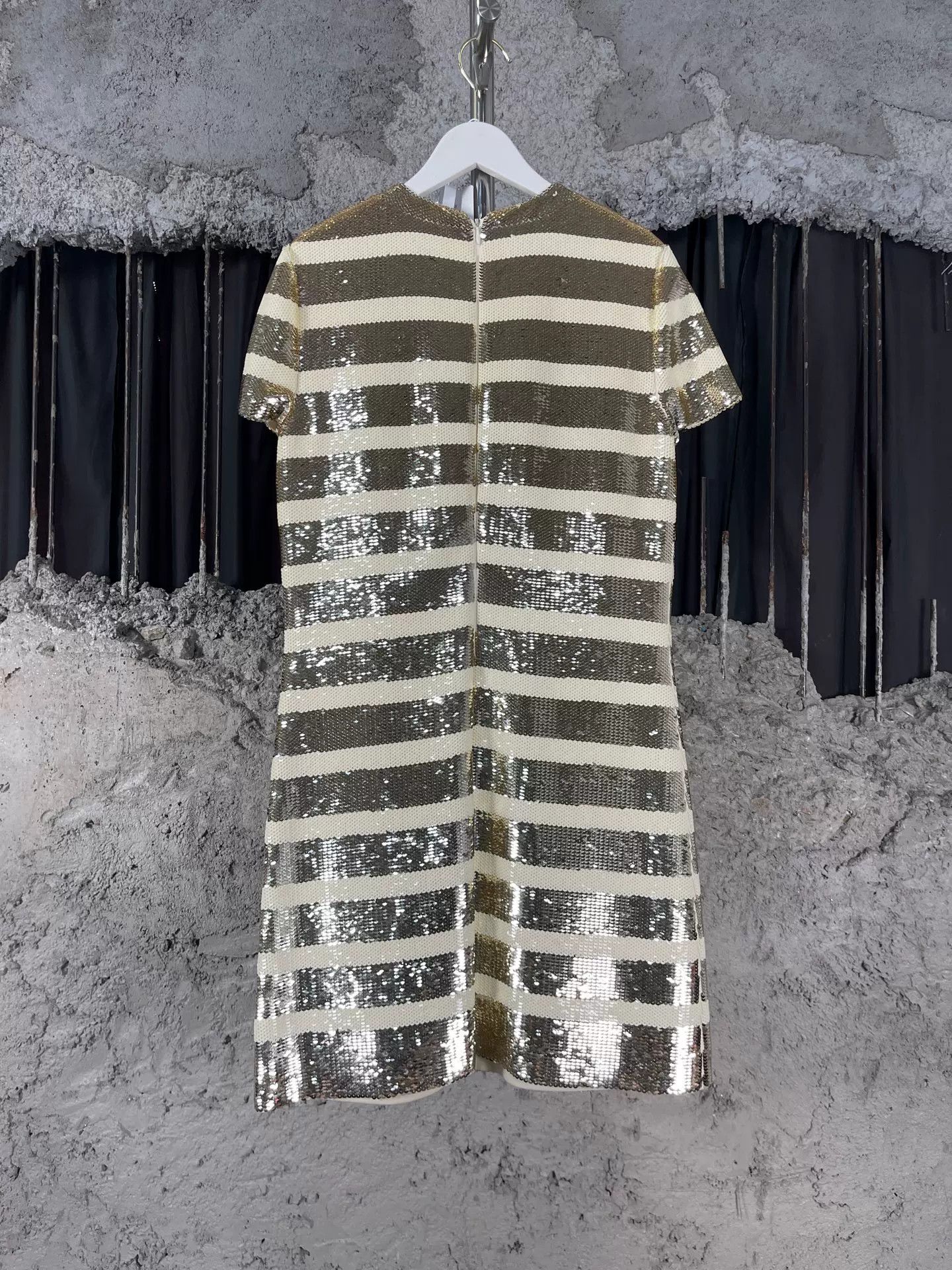 Dior Dior Sequin Striped Mini Dress Size 36 Size XS / US 0-2 / IT 36-38 - 3 Thumbnail