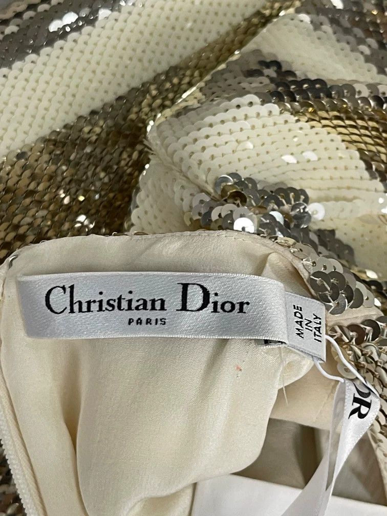 Dior Dior Sequin Striped Mini Dress Size 36 Size XS / US 0-2 / IT 36-38 - 7 Thumbnail