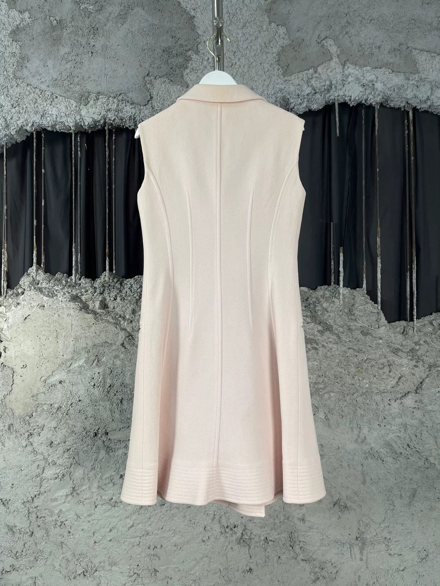 Dior Christian Dior Wool Silk Sleeveless Coat Size 36 Size XS / US 0-2 / IT 36-38 - 3 Thumbnail