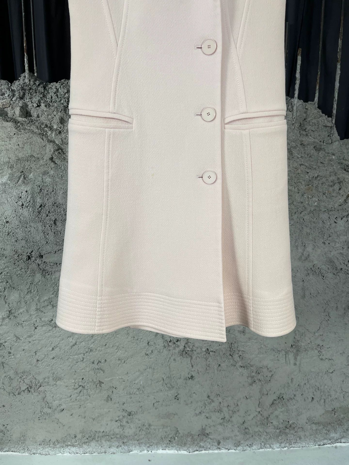 Dior Christian Dior Wool Silk Sleeveless Coat Size 36 Size XS / US 0-2 / IT 36-38 - 5 Thumbnail