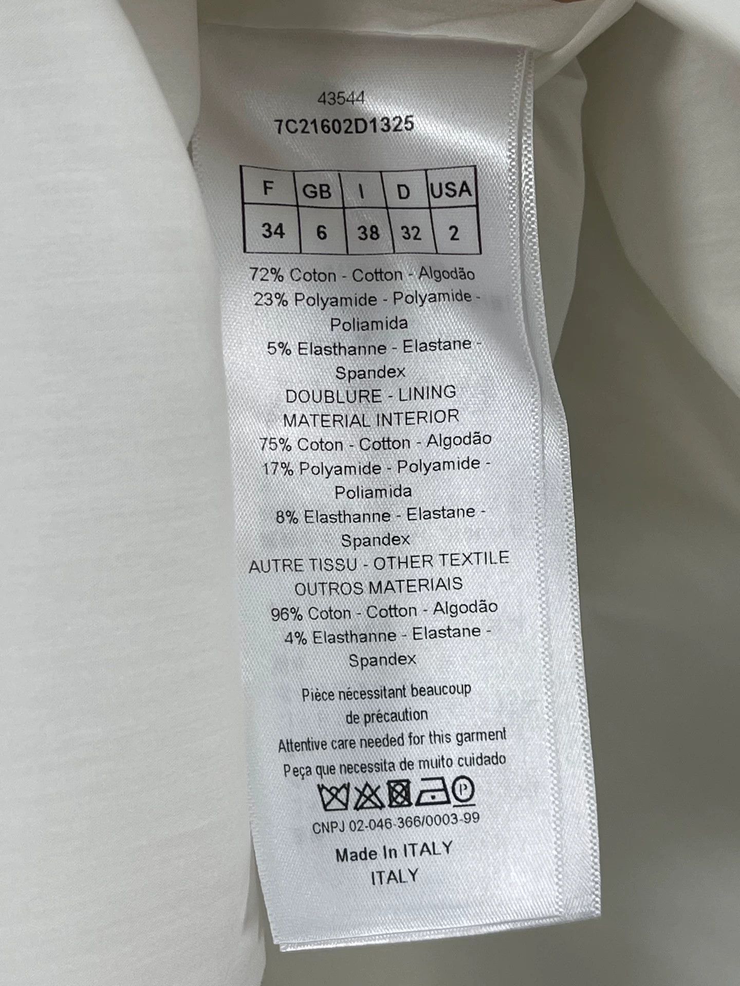 Dior Dior Puffed Sleeve Mini Dress Size 34 Size XS / US 0-2 / IT 36-38 - 9 Thumbnail