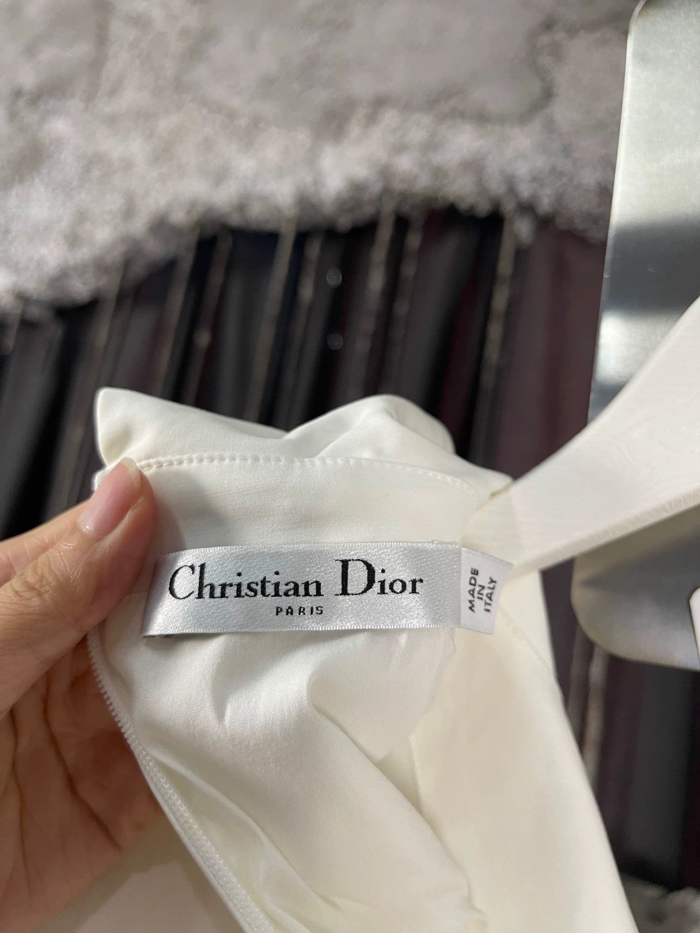 Dior Dior Puffed Sleeve Mini Dress Size 34 Size XS / US 0-2 / IT 36-38 - 8 Thumbnail