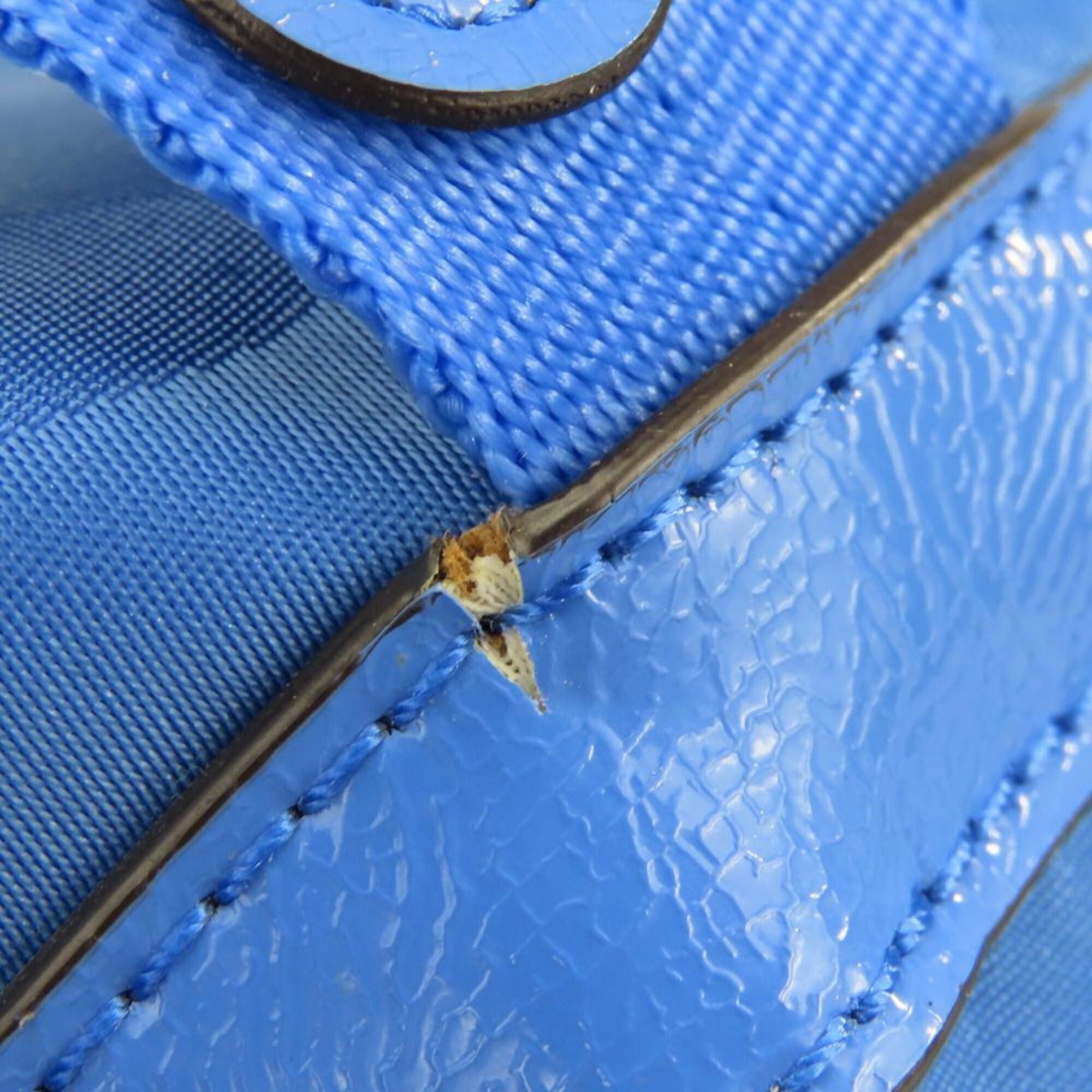 Coach Coach Backpack/Daypack Signature F77350 Nylon Leather Blue Women's COACH Size ONE SIZE - 11 Thumbnail