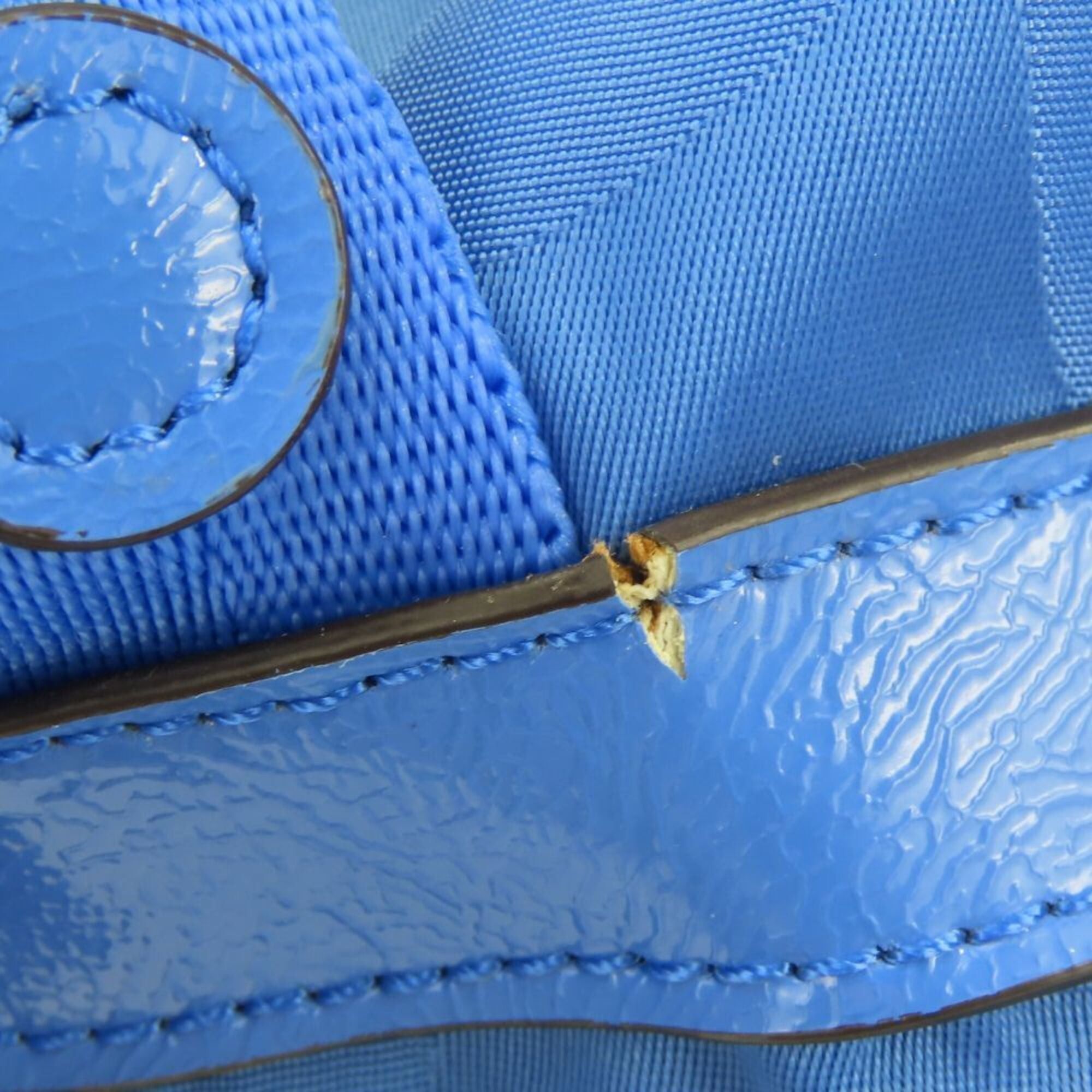 Coach Coach Backpack/Daypack Signature F77350 Nylon Leather Blue Women's COACH Size ONE SIZE - 12 Thumbnail