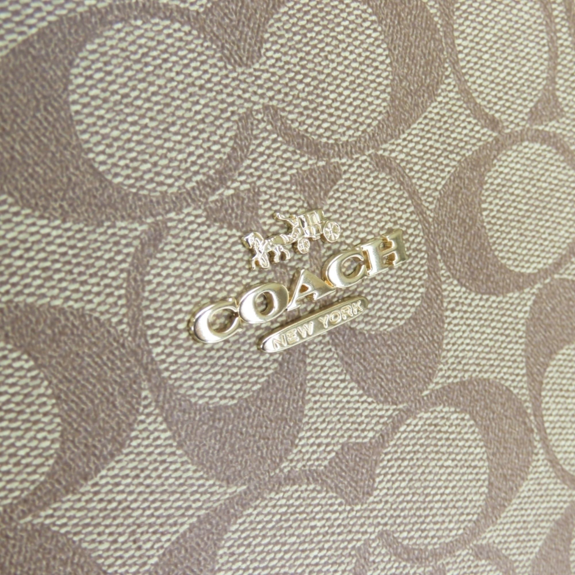 Coach Coach Signature Tote Bag 1665 Leather Brown Black Women's COACH Size ONE SIZE - 8 Thumbnail