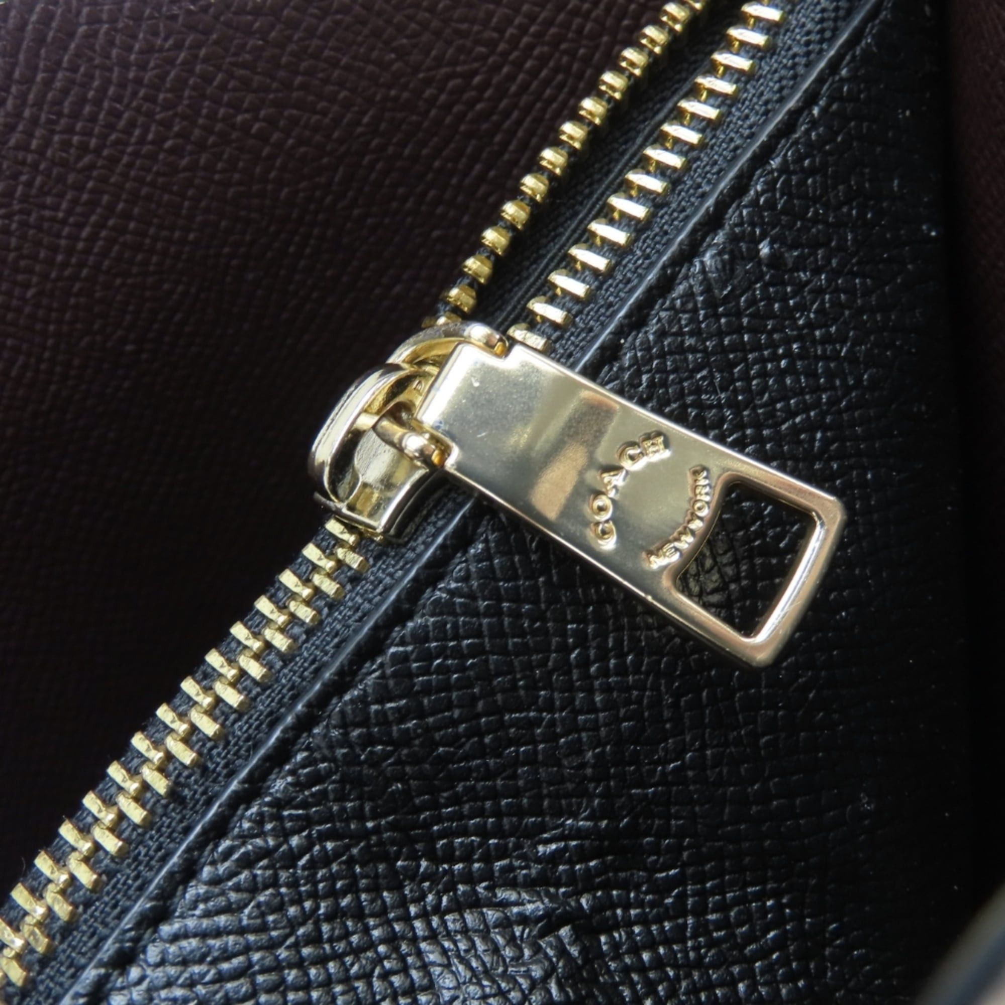Coach Coach Signature Tote Bag 1665 Leather Brown Black Women's COACH Size ONE SIZE - 23 Thumbnail