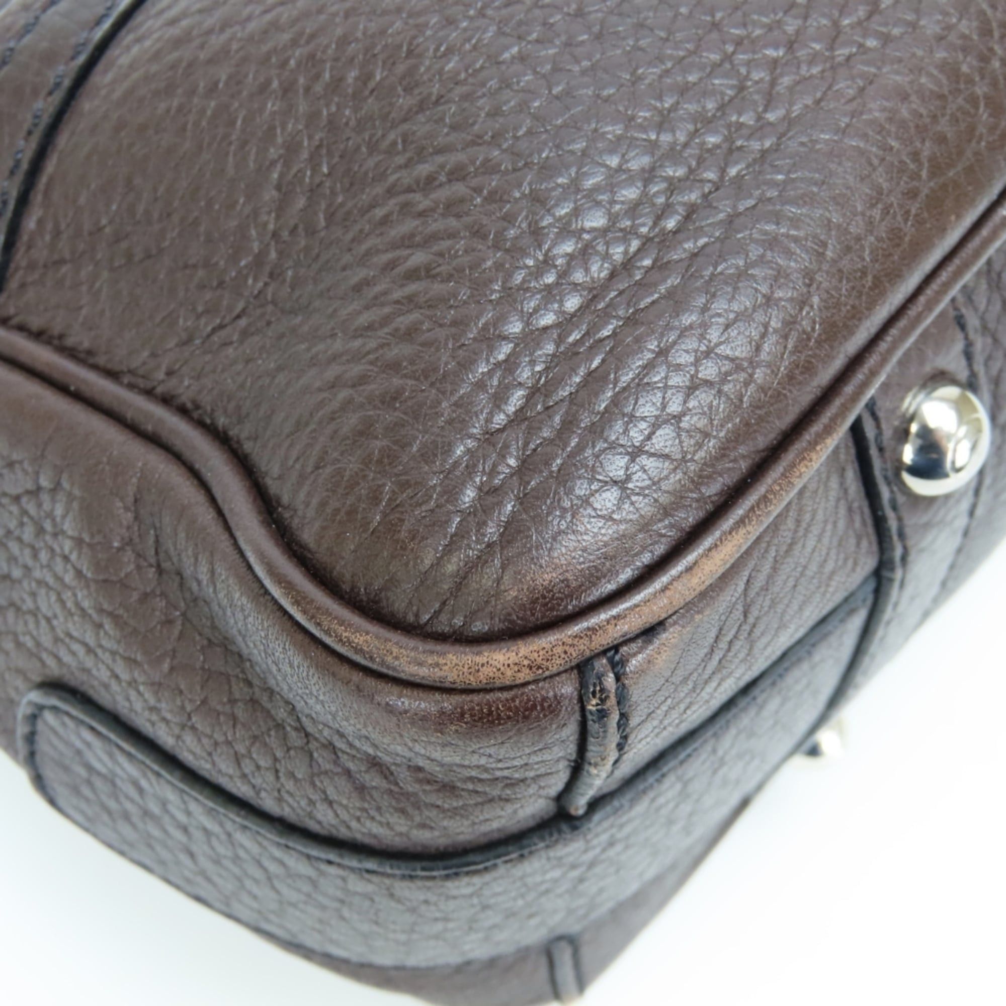 Tod's Tod's Shoulder Bag, Leather, Dark Brown, Silver Hardware, Women's TOD’S Size ONE SIZE - 6 Thumbnail