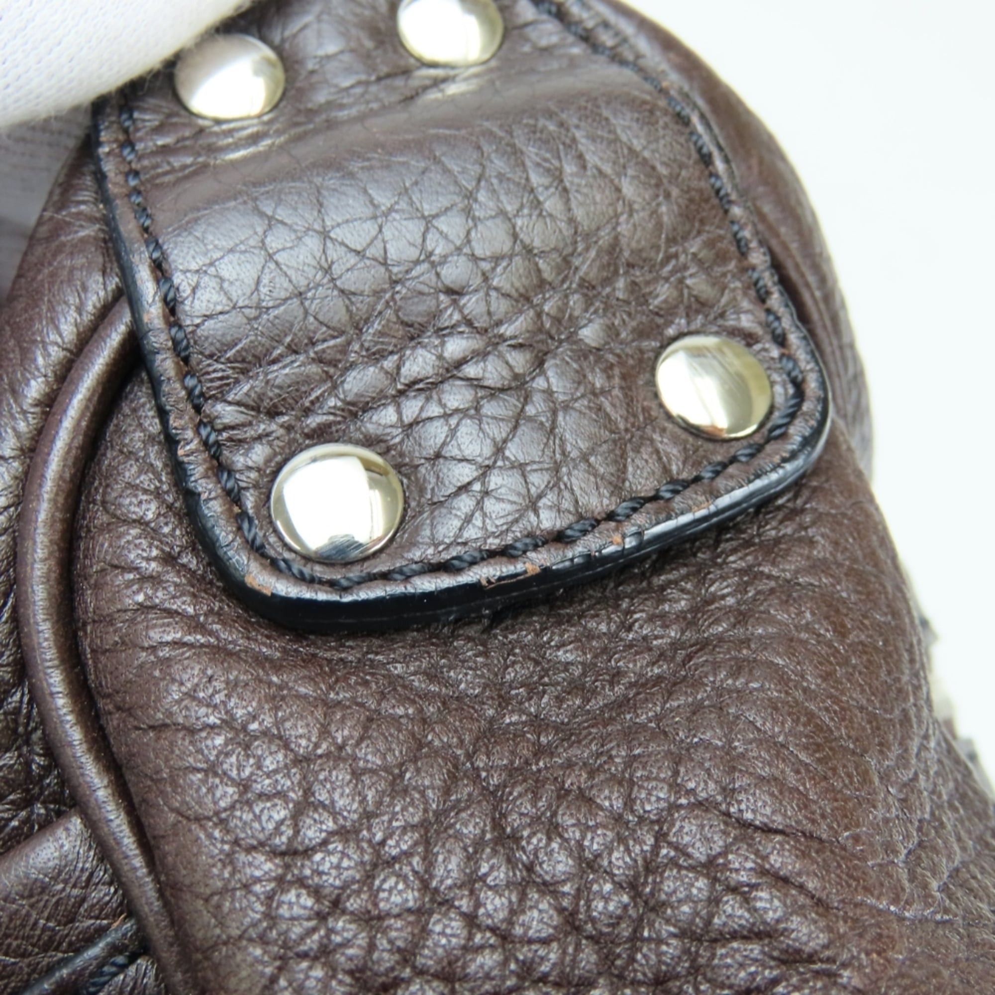 Tod's Tod's Shoulder Bag, Leather, Dark Brown, Silver Hardware, Women's TOD’S Size ONE SIZE - 10 Thumbnail