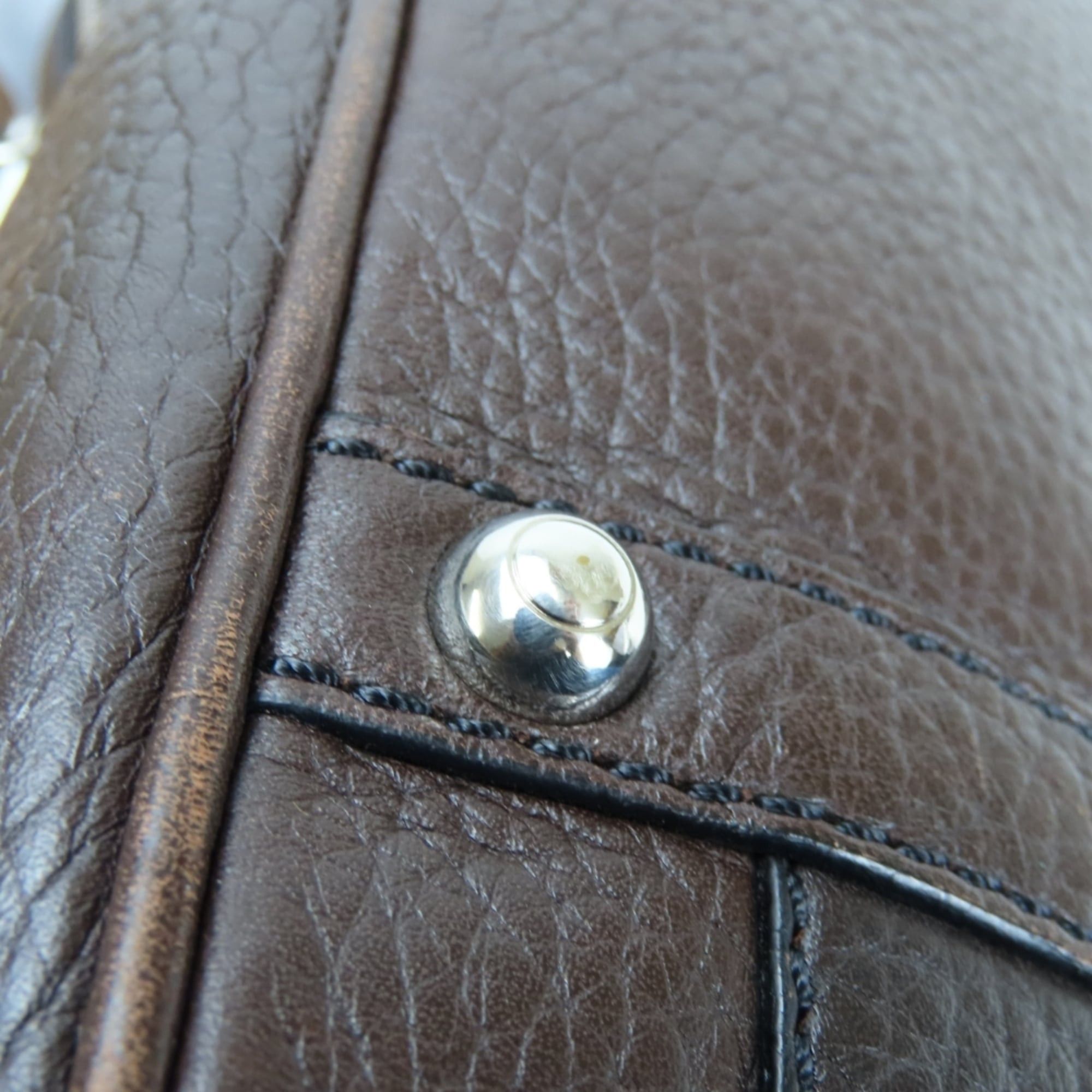Tod's Tod's Shoulder Bag, Leather, Dark Brown, Silver Hardware, Women's TOD’S Size ONE SIZE - 9 Thumbnail