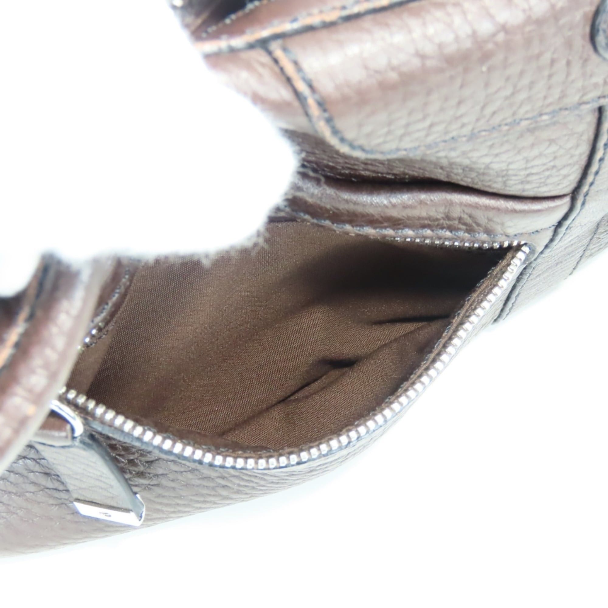 Tod's Tod's Shoulder Bag, Leather, Dark Brown, Silver Hardware, Women's TOD’S Size ONE SIZE - 11 Thumbnail