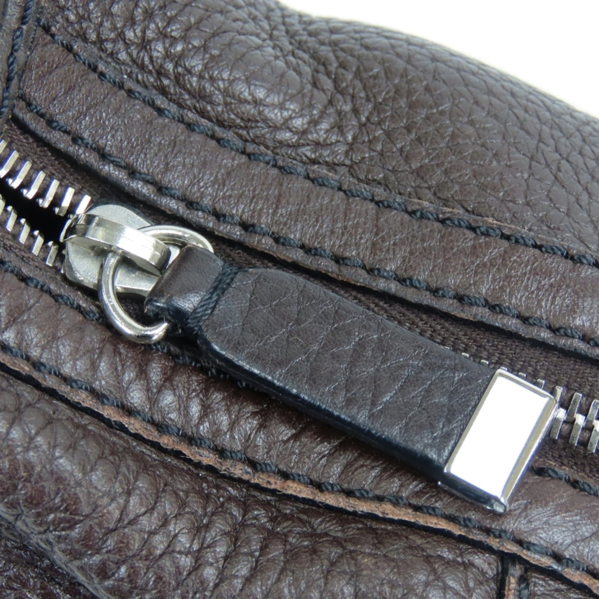 Tod's Tod's Shoulder Bag, Leather, Dark Brown, Silver Hardware, Women's TOD’S Size ONE SIZE - 20 Thumbnail