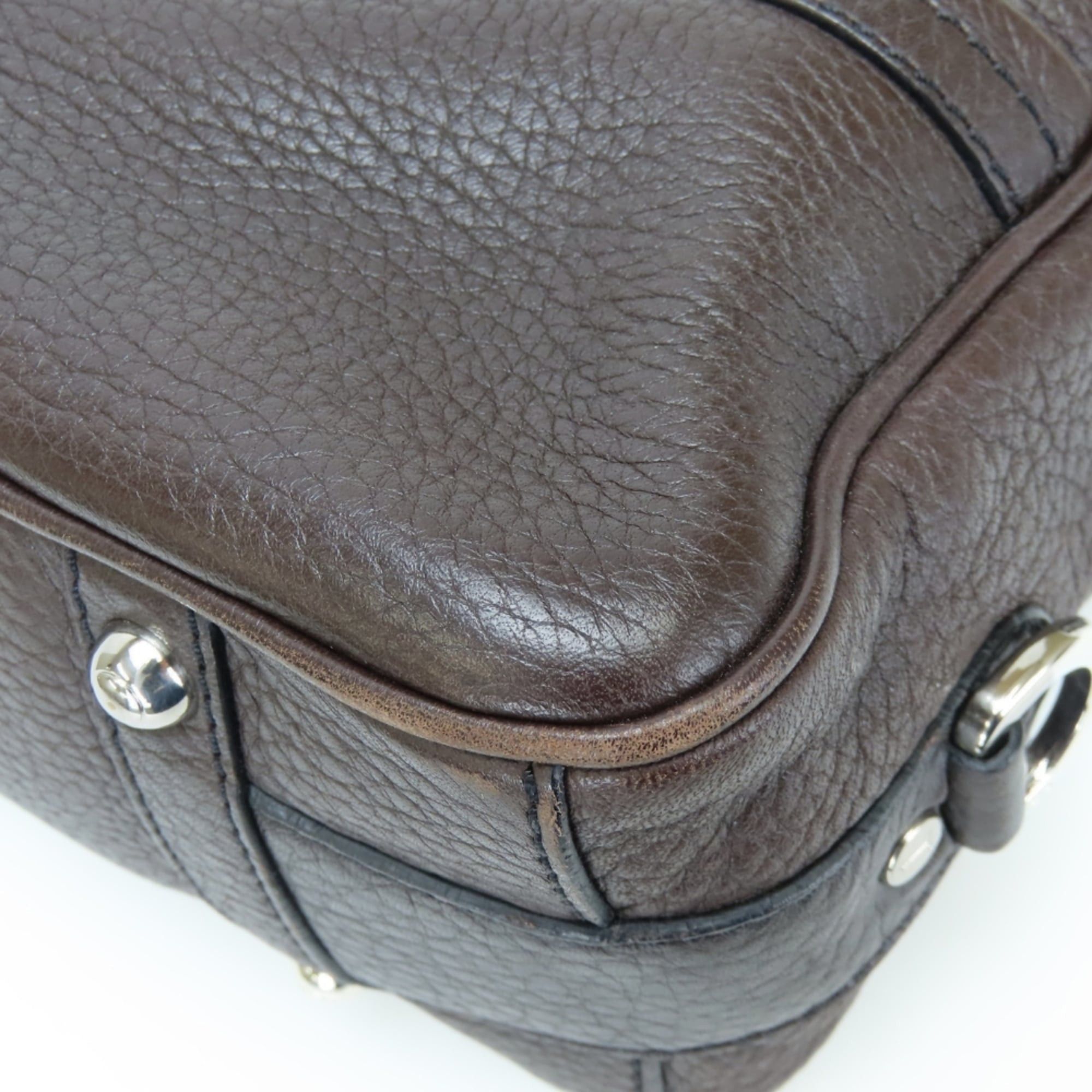 Tod's Tod's Shoulder Bag, Leather, Dark Brown, Silver Hardware, Women's TOD’S Size ONE SIZE - 7 Thumbnail