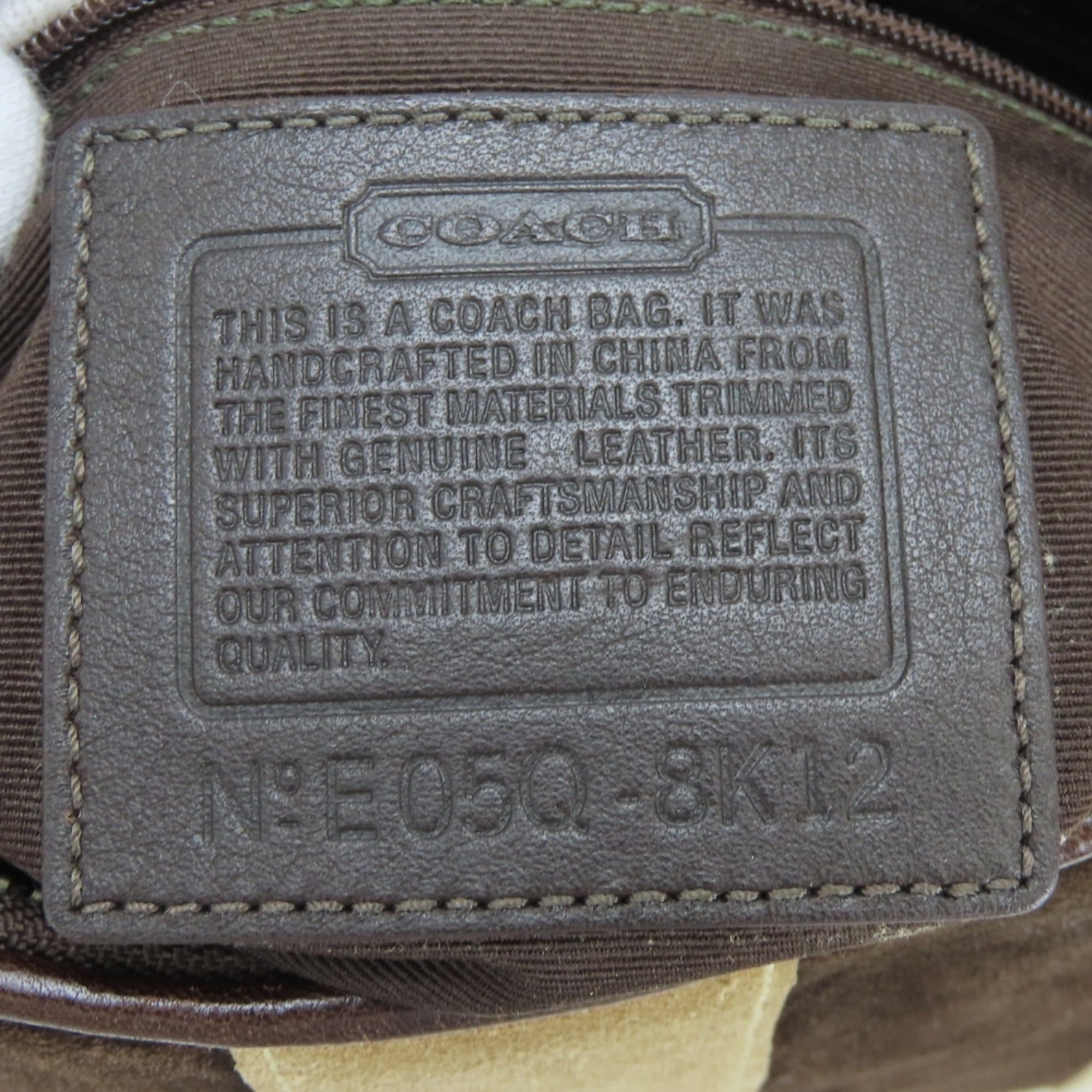 Coach Coach Signature Shoulder Bag, 8K12 Canvas, Suede, Leather, Brown, Silver Hardware, Women's COACH Size ONE SIZE - 21 Thumbnail