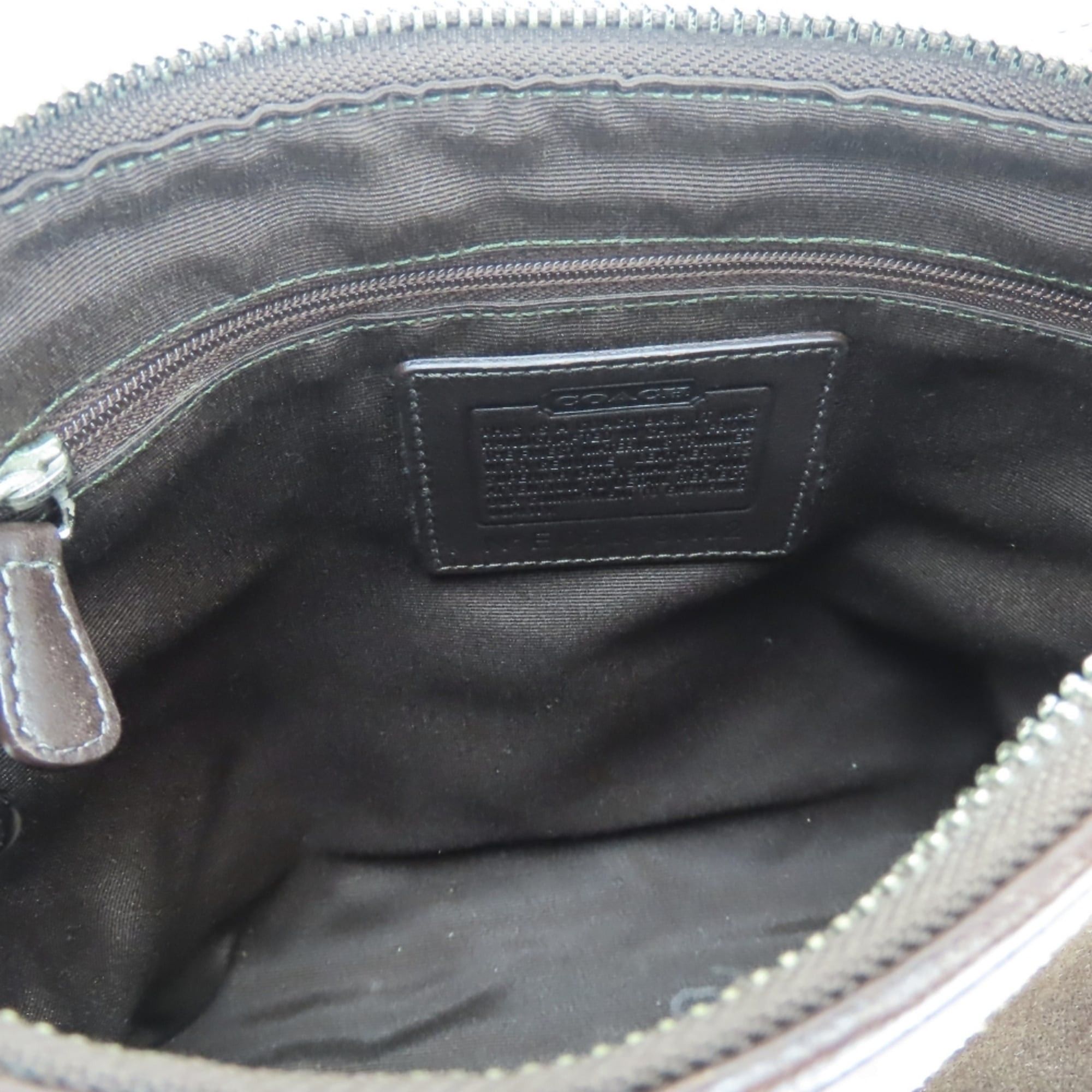 Coach Coach Signature Shoulder Bag, 8K12 Canvas, Suede, Leather, Brown, Silver Hardware, Women's COACH Size ONE SIZE - 18 Thumbnail