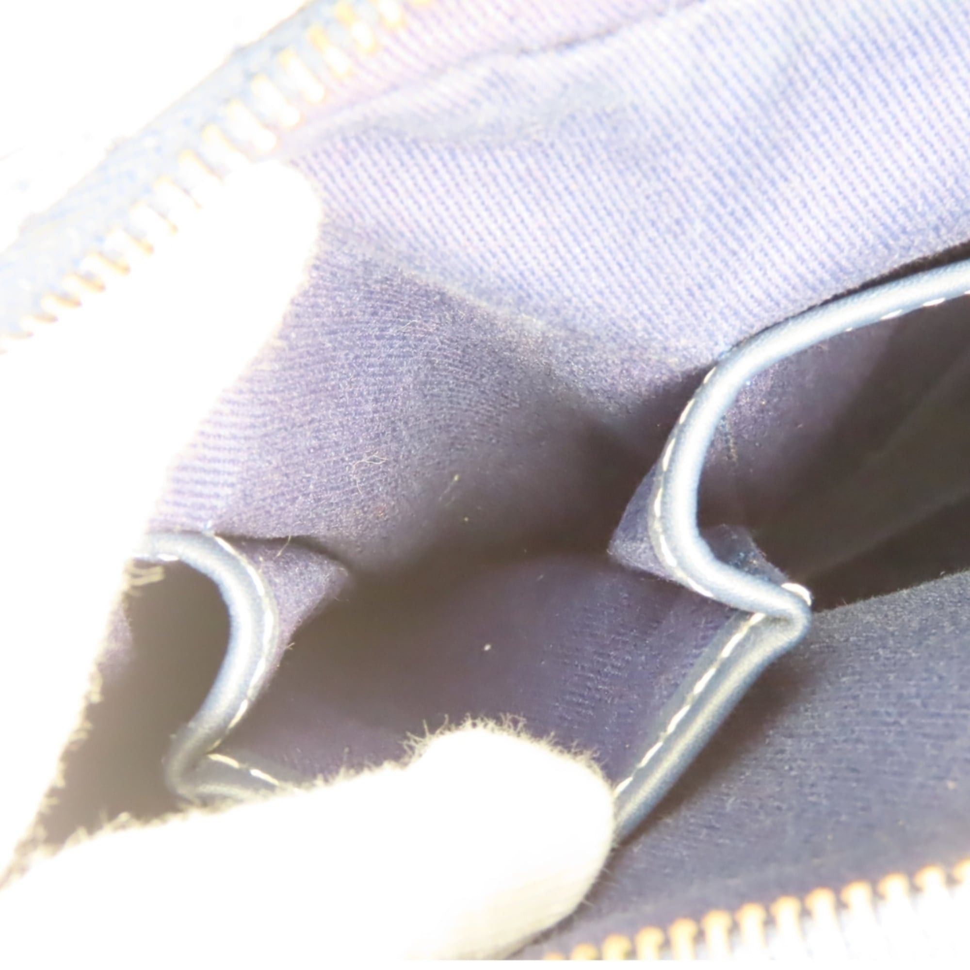Celine Celine Macadam Shoulder Bag CE00 24 Canvas Leather Navy Women's CELINE Size ONE SIZE - 24 Thumbnail